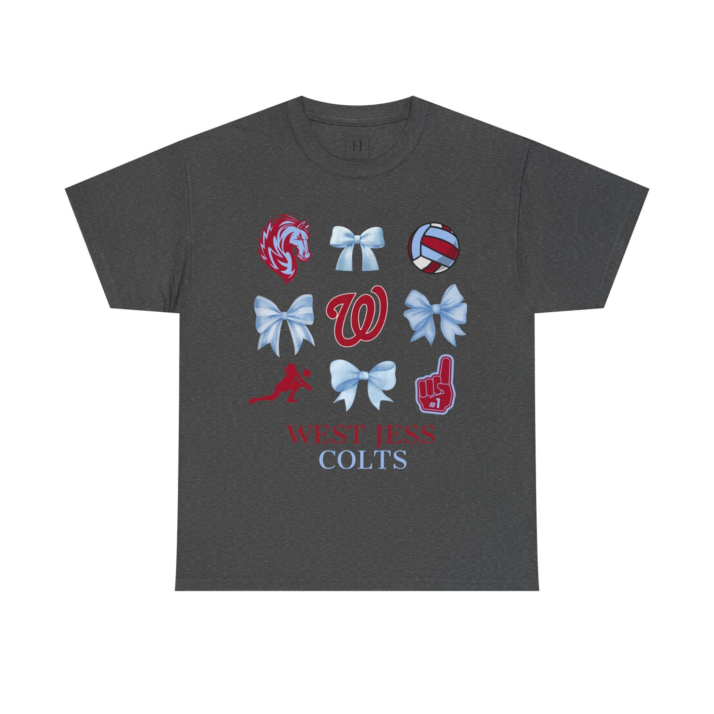 Volleyball Coquette Bows Unisex Tee - West Jessamine
