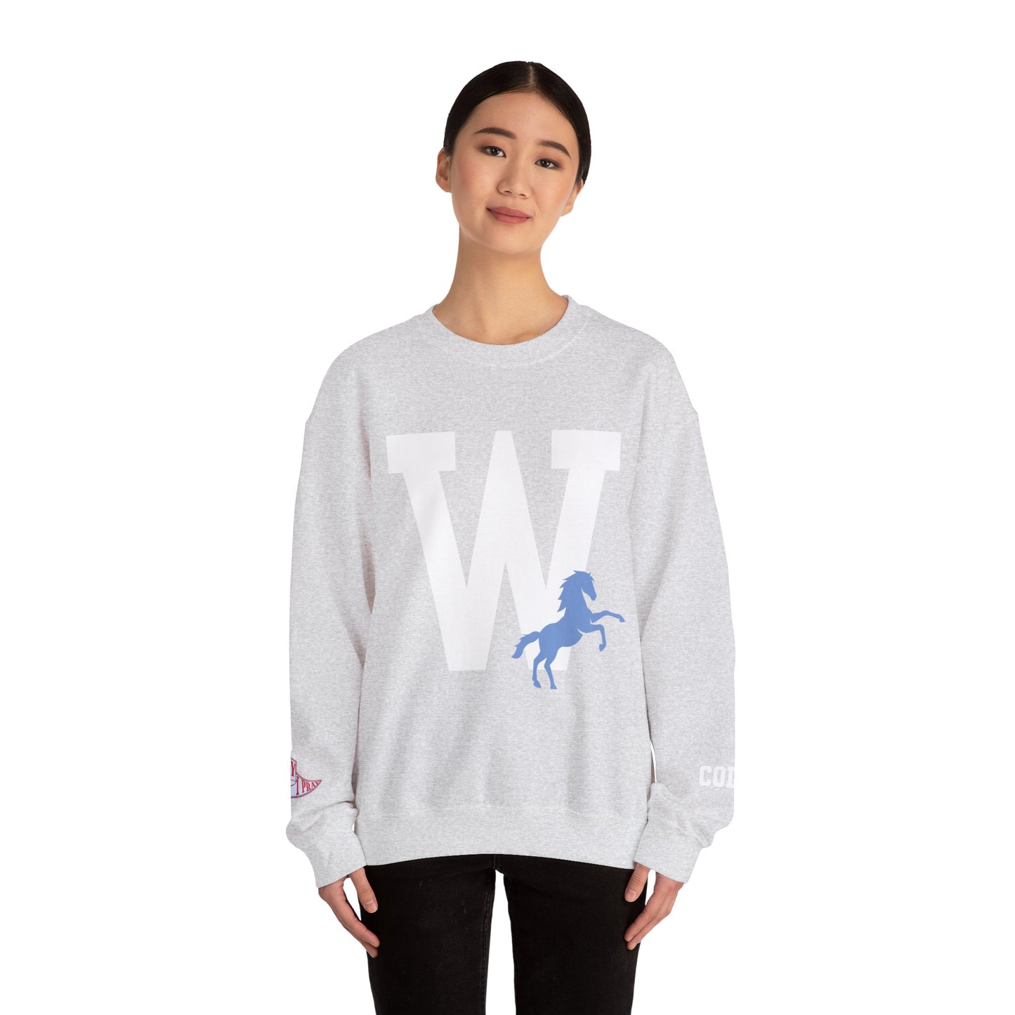 Crewneck Sweatshirt - W HORSE Colts Sweater West Jessamine