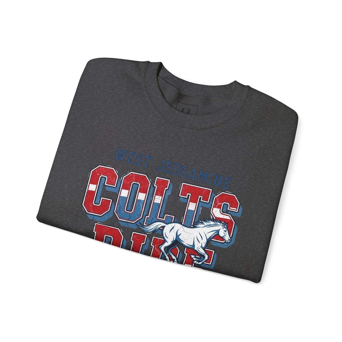 Crewneck Sweatshirt - West Jess RIDE COLTS Sweater