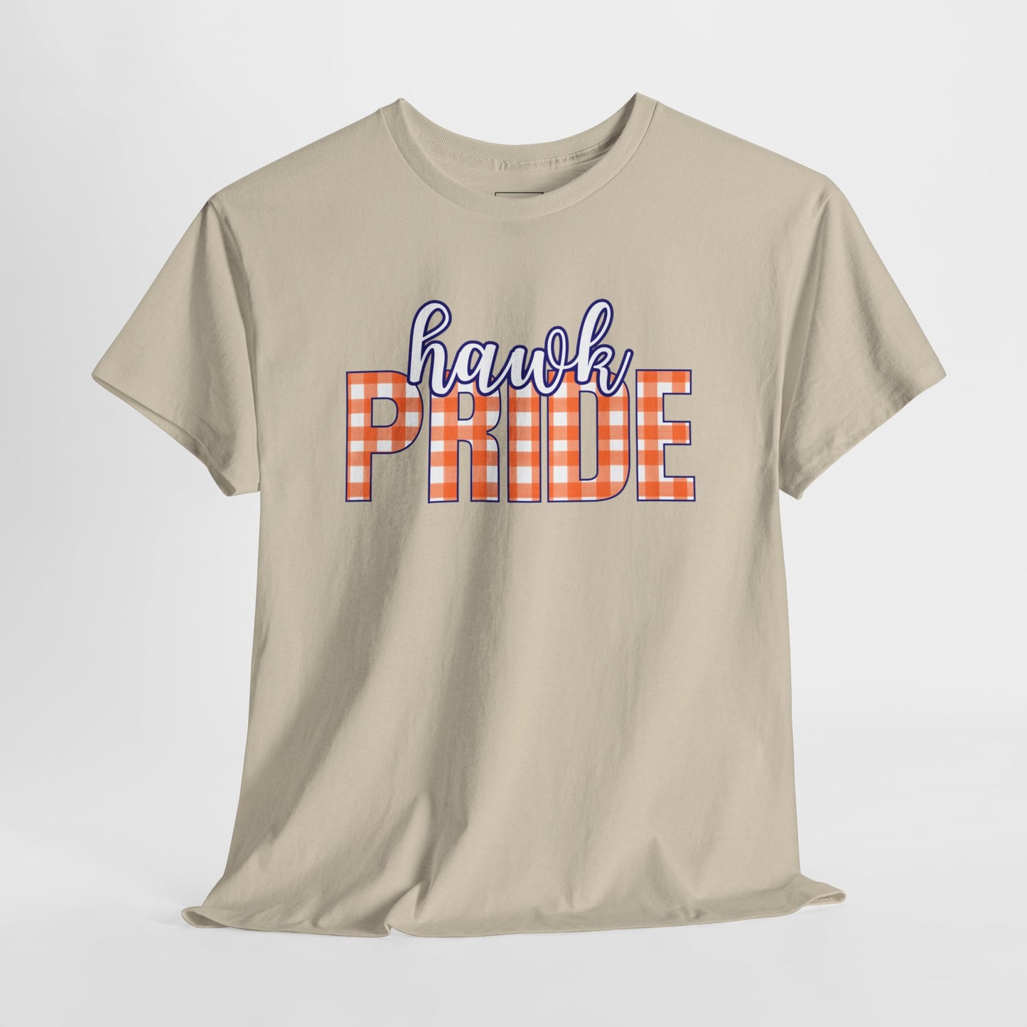 Hawk Orange Plaid Pride T-Shirt