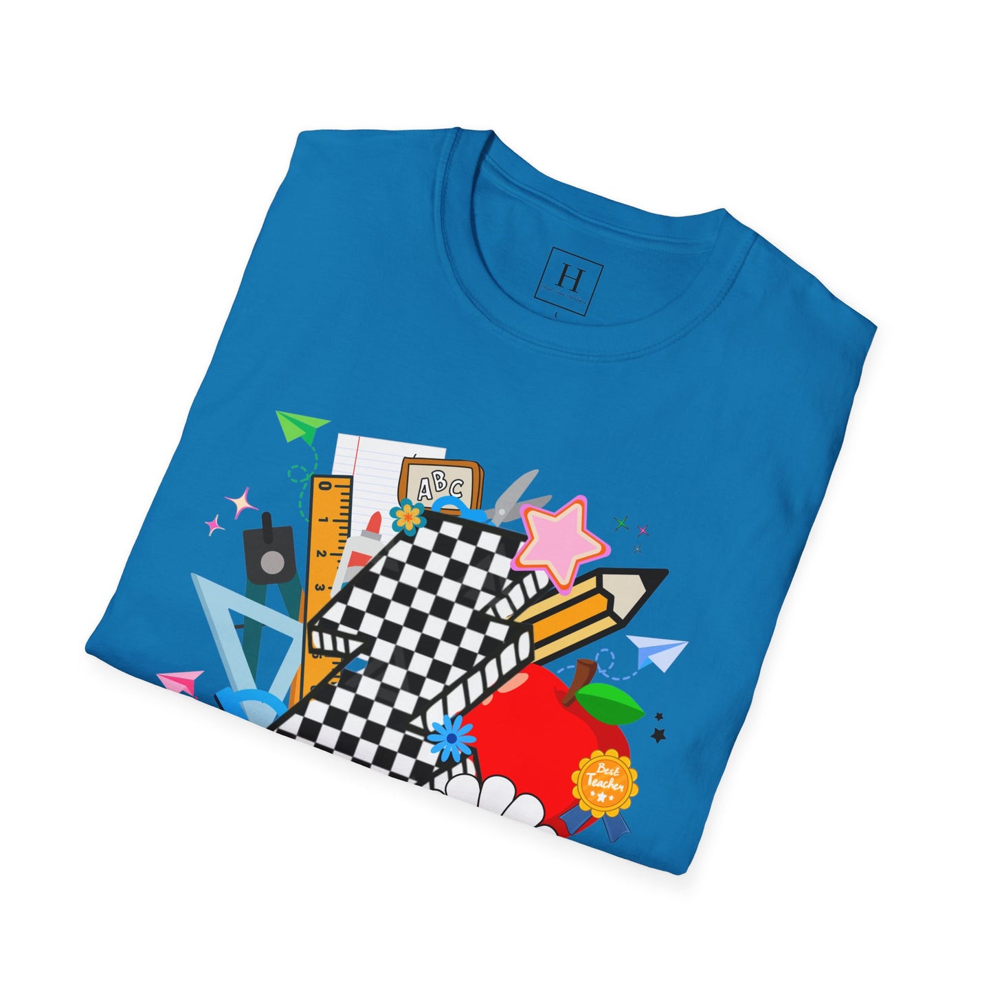 Retro Teacher T-Shirt (Front Only)