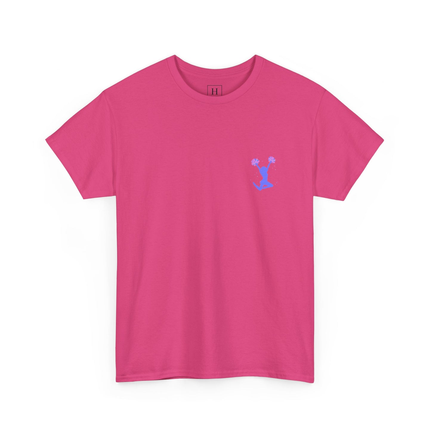 in my cheerleading era front and back cheer adult t-shirt