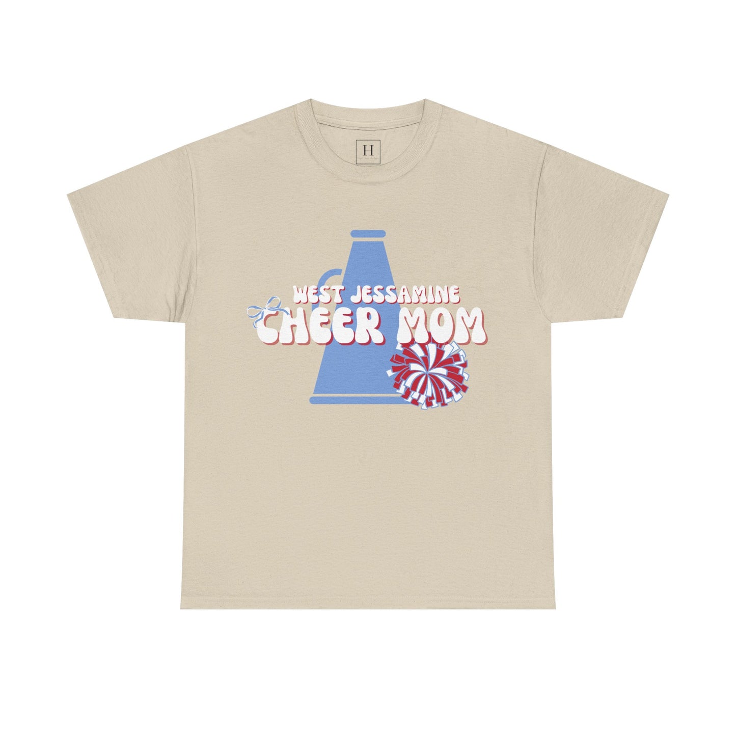 West Jessamine Cheer Mom Megaphone & Pom - Unisex Shirt