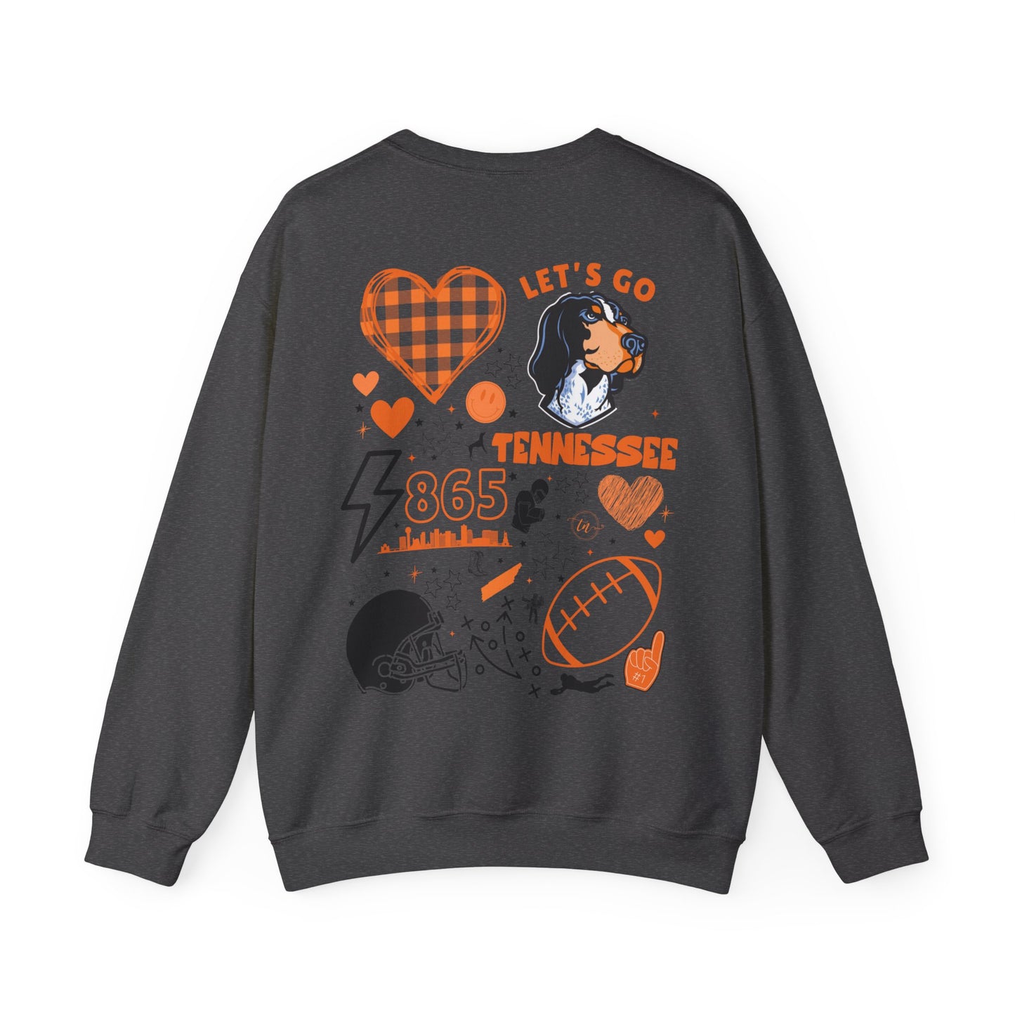 Tennessee (TN) Vols Sweater (Front & Back)