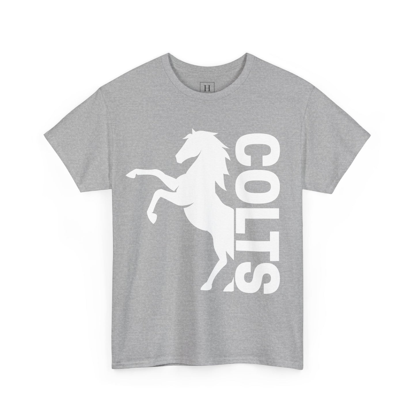 COLTS, Horse in White - Unisex Tee