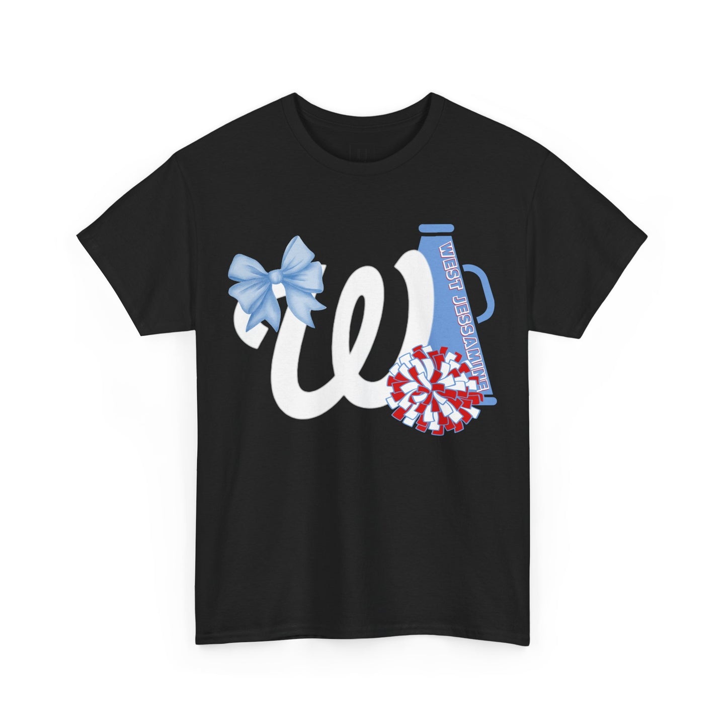 West Jessamine Cheer Bow & Poms - Unisex Shirt