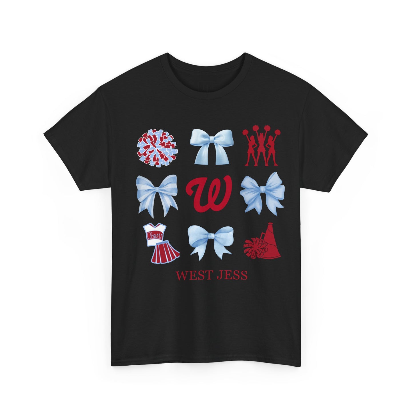 West Jessamine Colts Coquette Cheer Bows - Unisex Tee