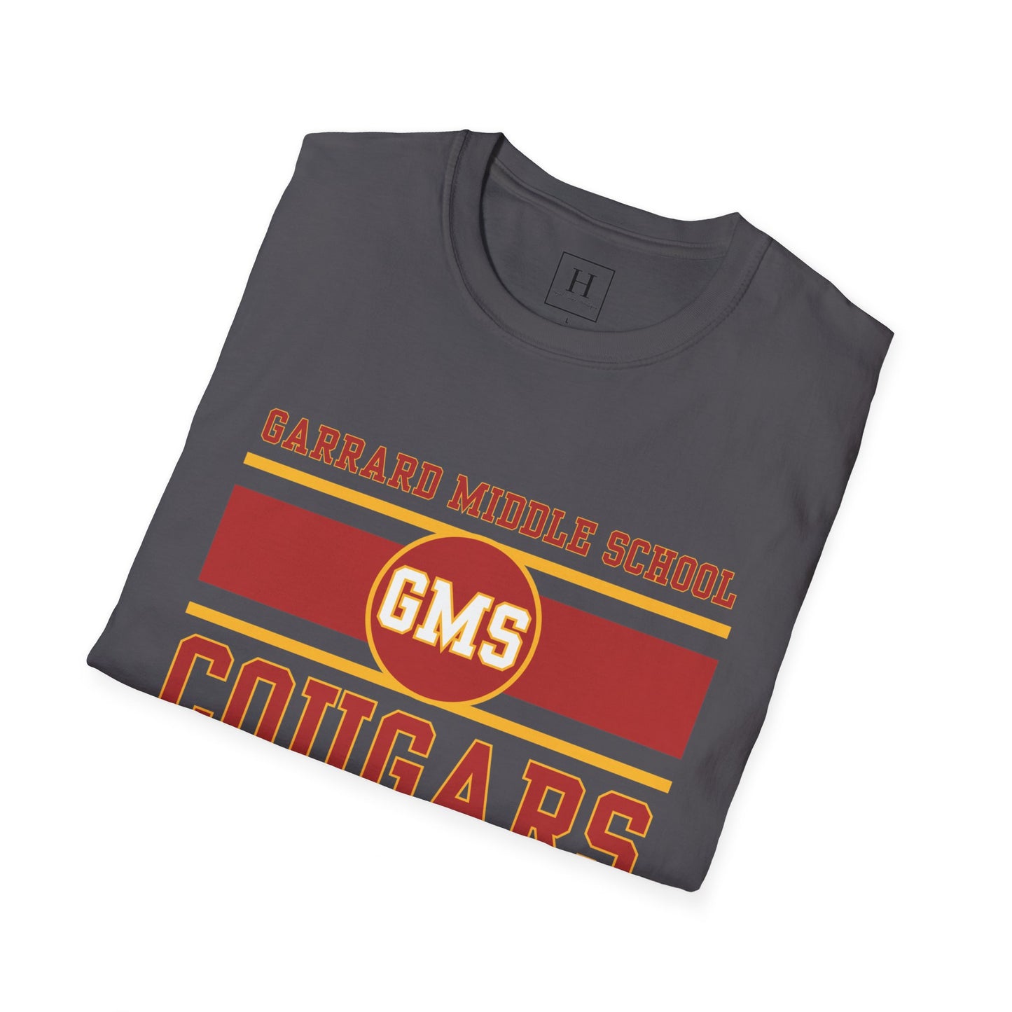 GMS Garrard Middle School Cougars T-Shirt (Front Only)