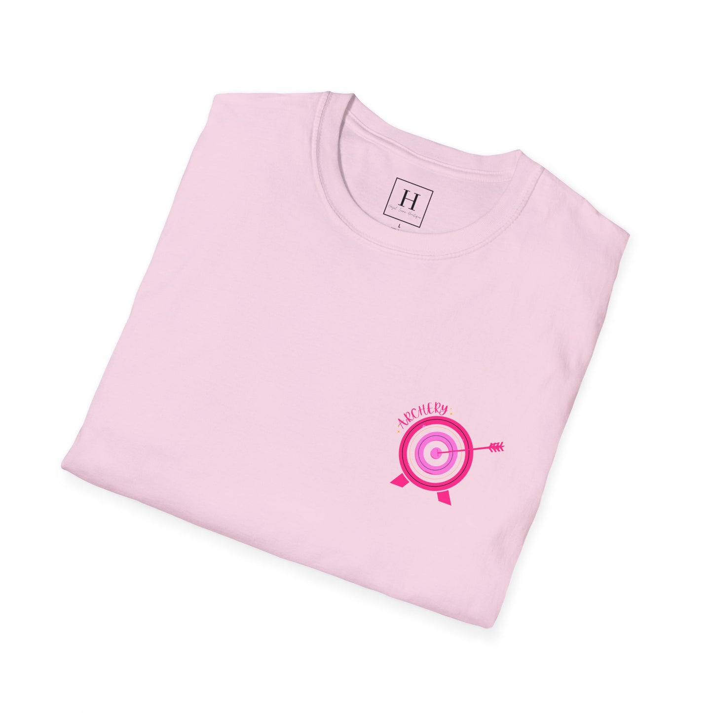 in my archery ERA pink tshirt
