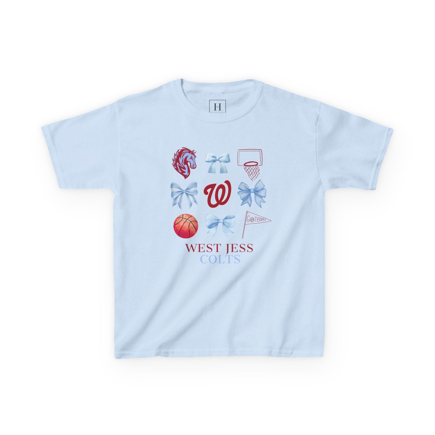 YOUTH --- West Jessamine Basketball Coquette Unisex Tee