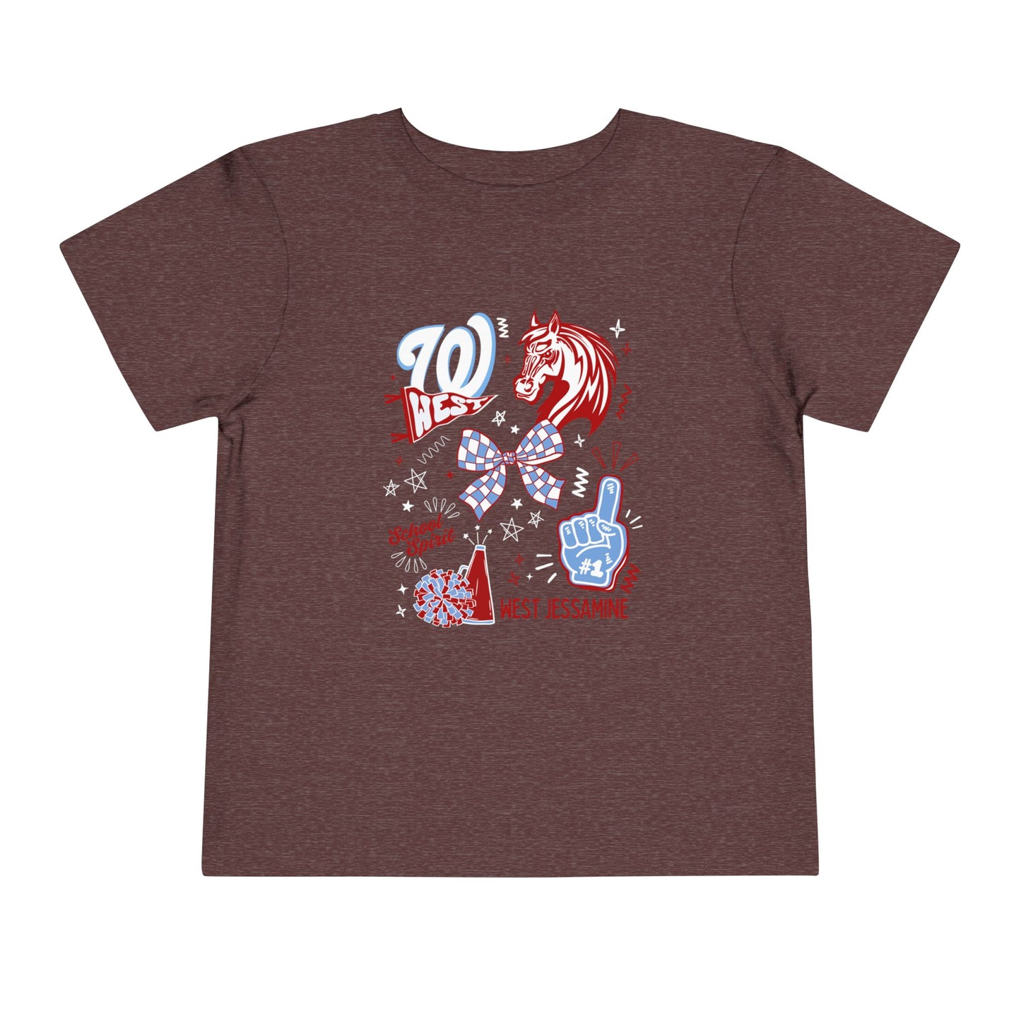 Toddler; West Jessamine Coquette School Spirit - Unisex T-shirt