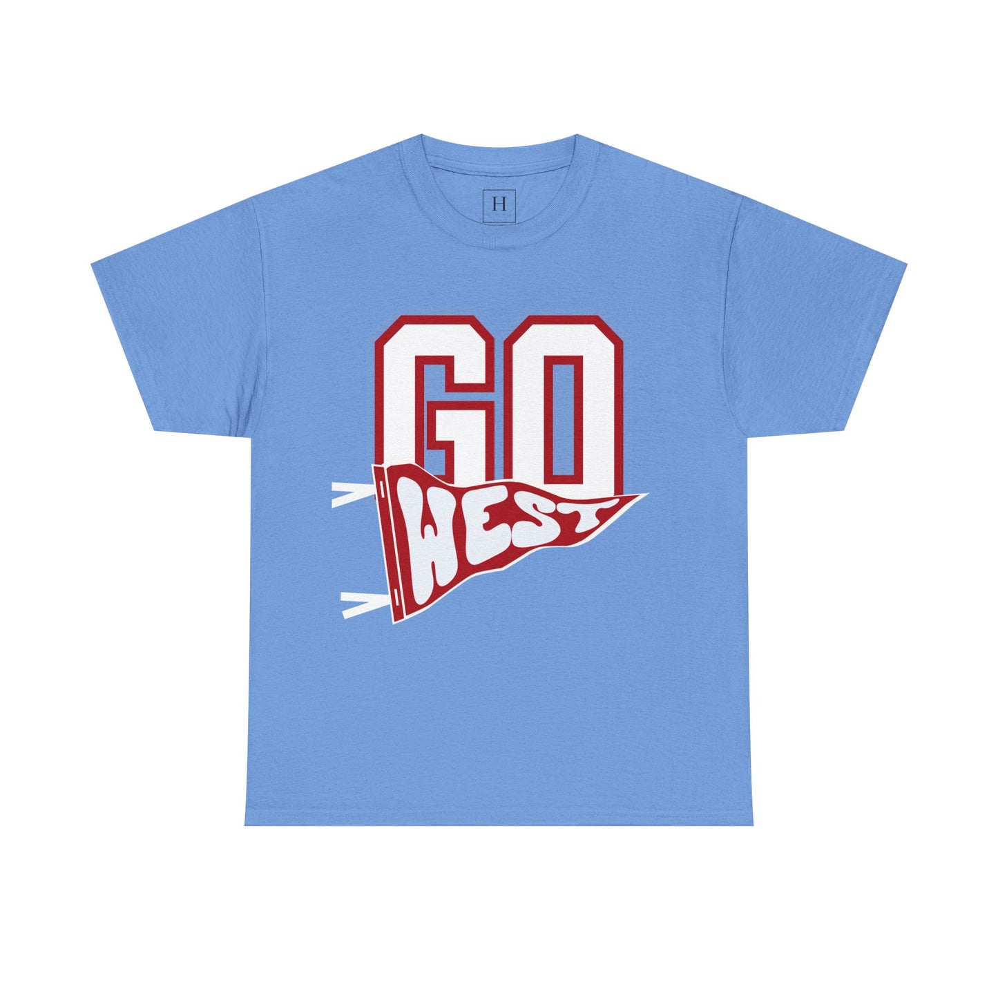 GO WEST Pennant Flag - Unisex