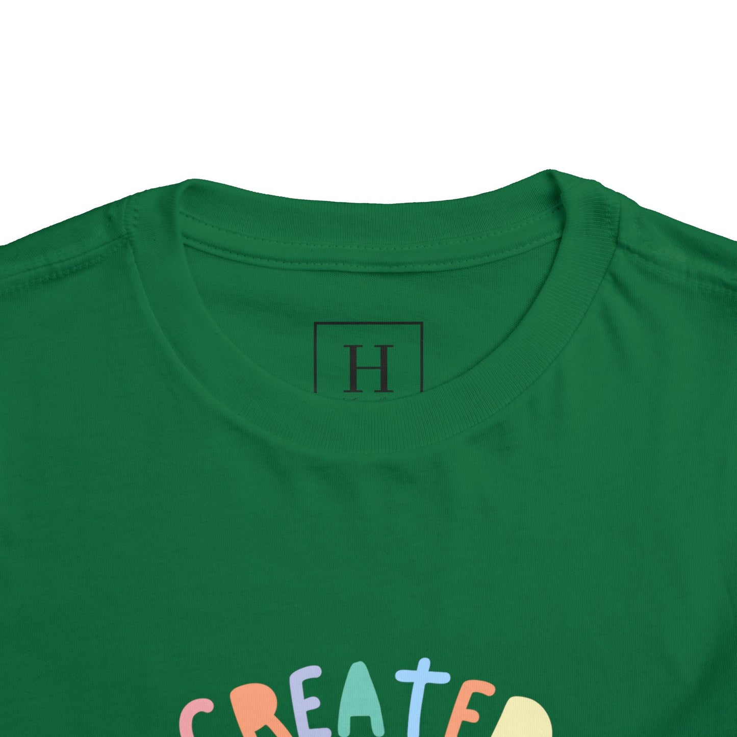 Toddler Created With A Purpose Christian Heavy Cotton Tee