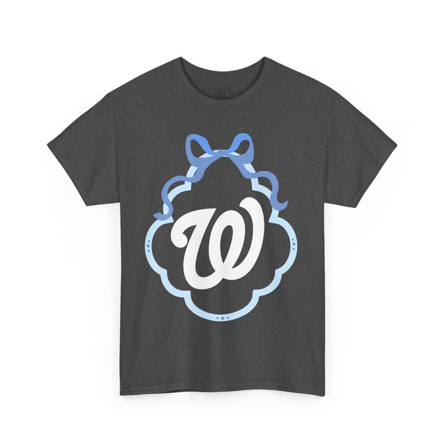 W COQUETTE BLUE BOW & BORDER