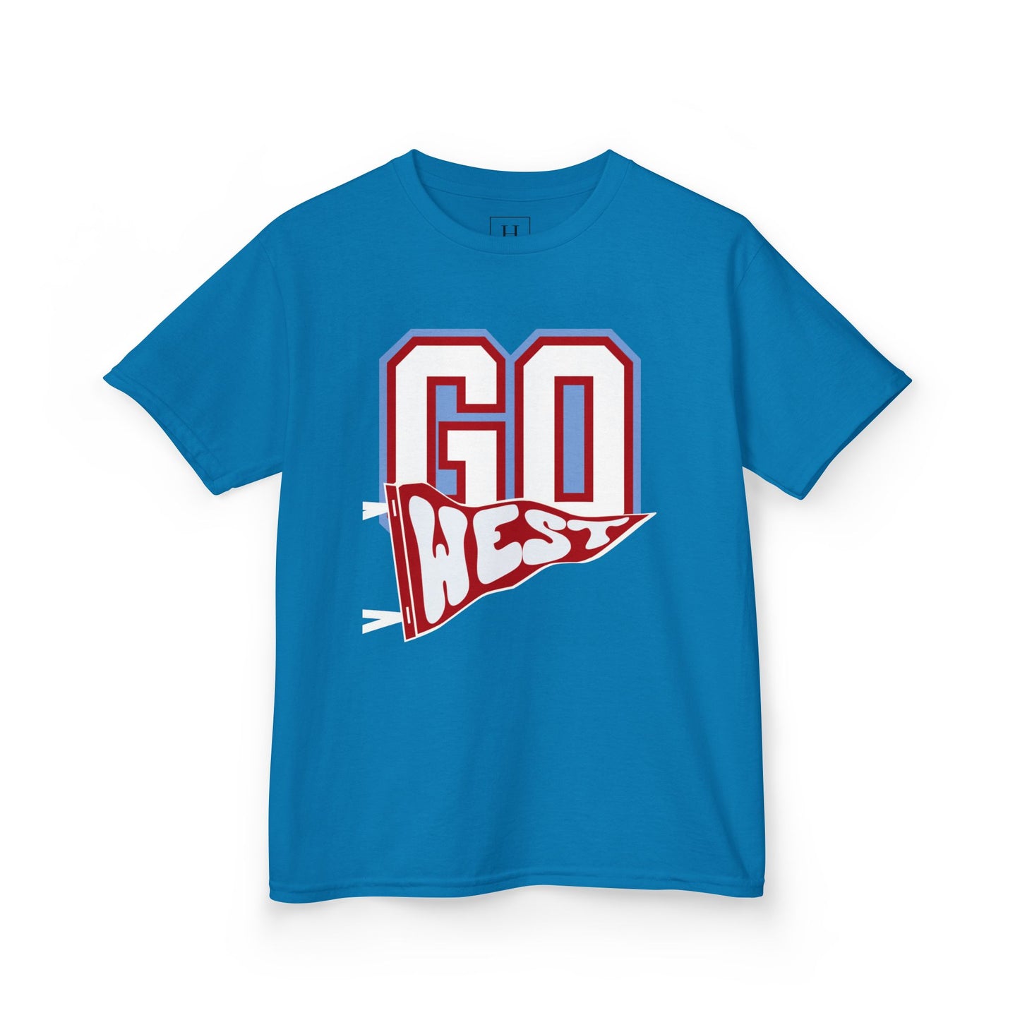 YOUTH -- GO WEST Pennant Flag - Unisex