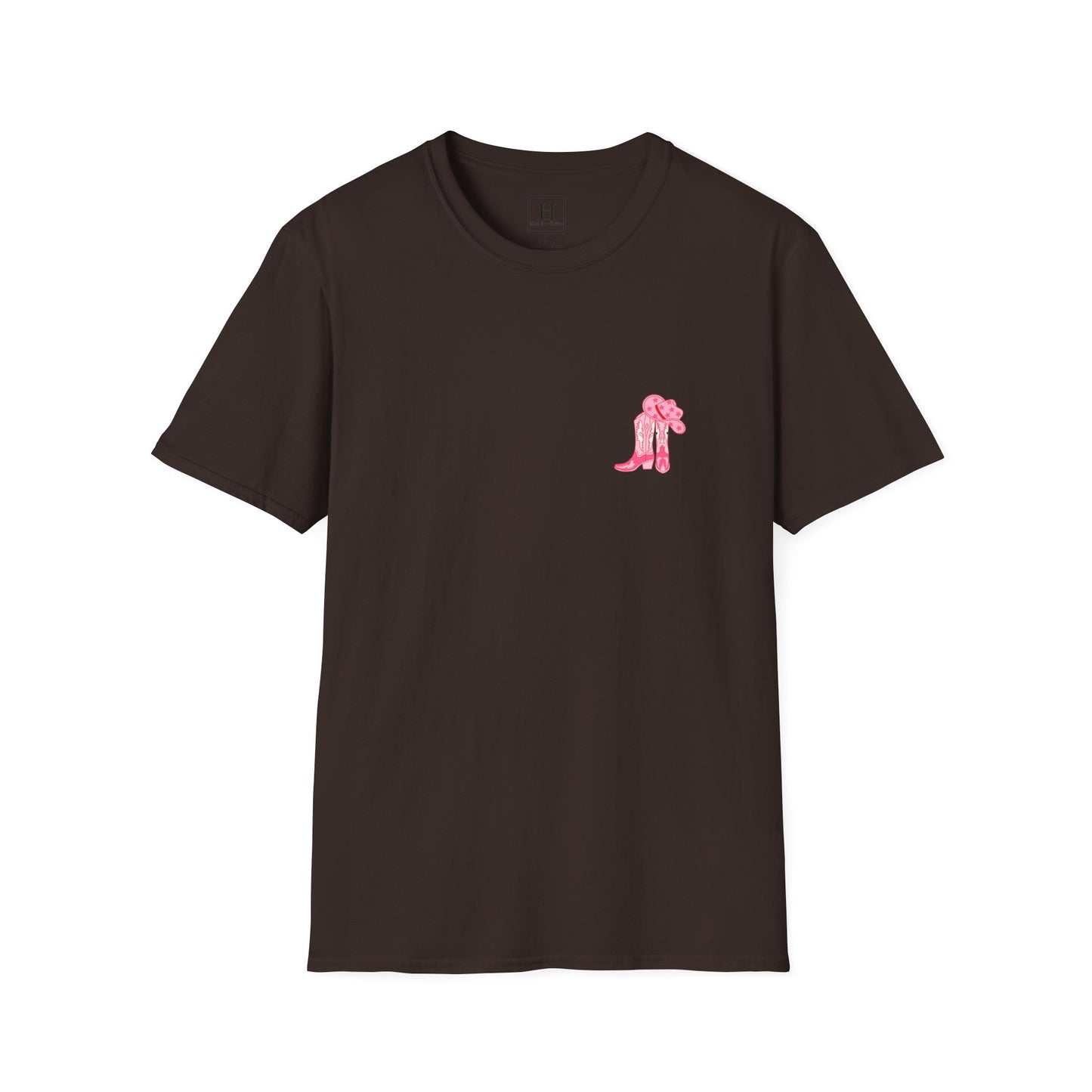 walk by faith cowgirl boot christian shirt (front and back)