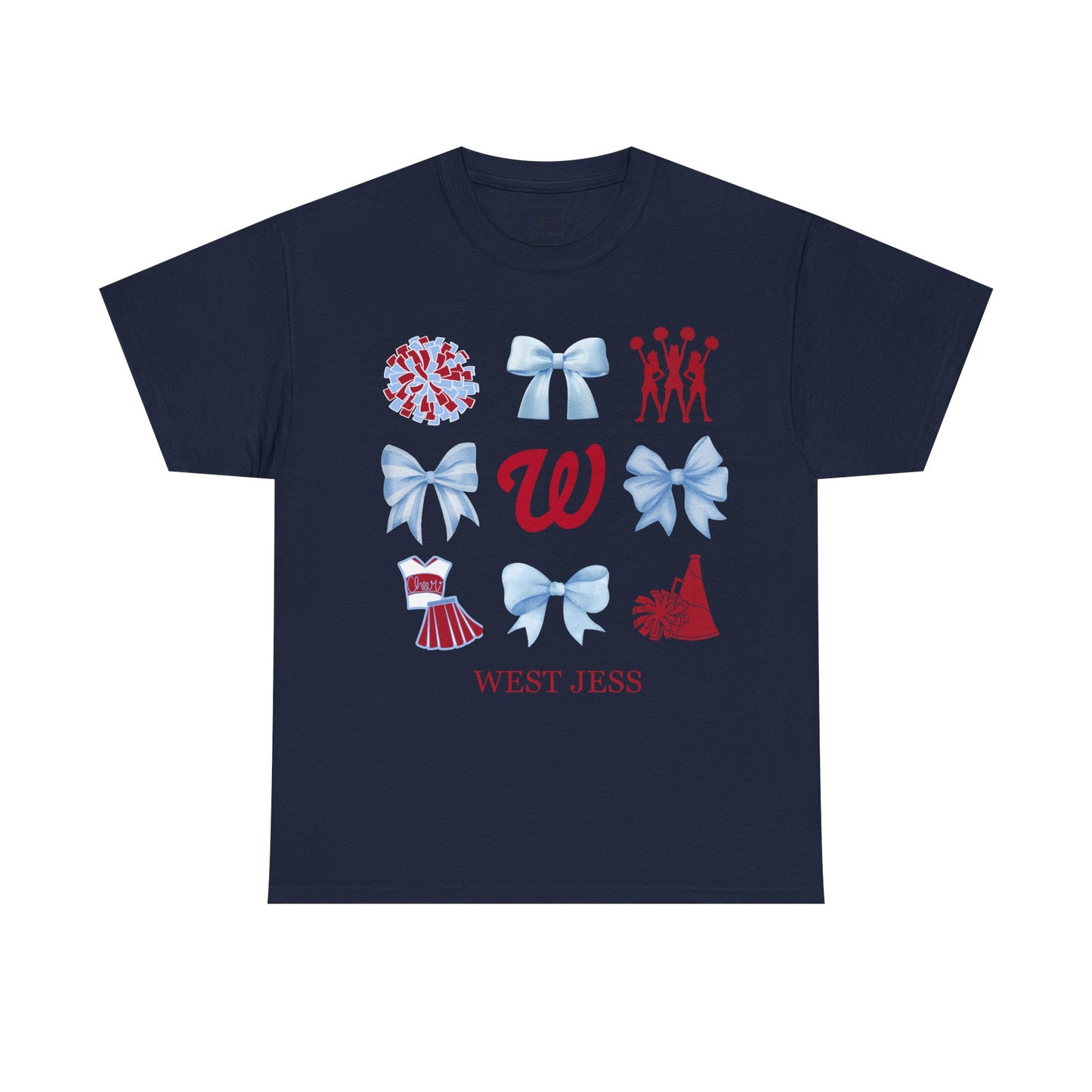 West Jessamine Colts Coquette Cheer Bows - Unisex Tee