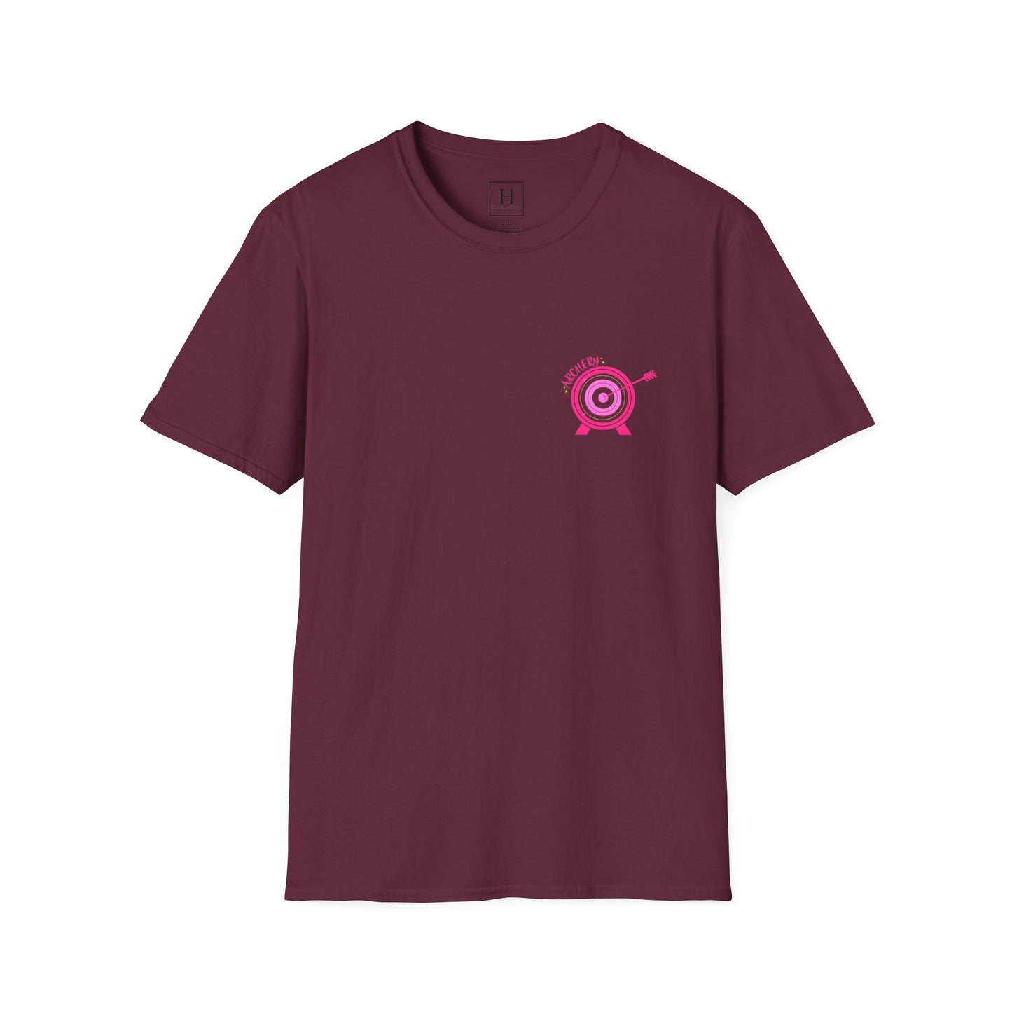 in my archery ERA pink tshirt