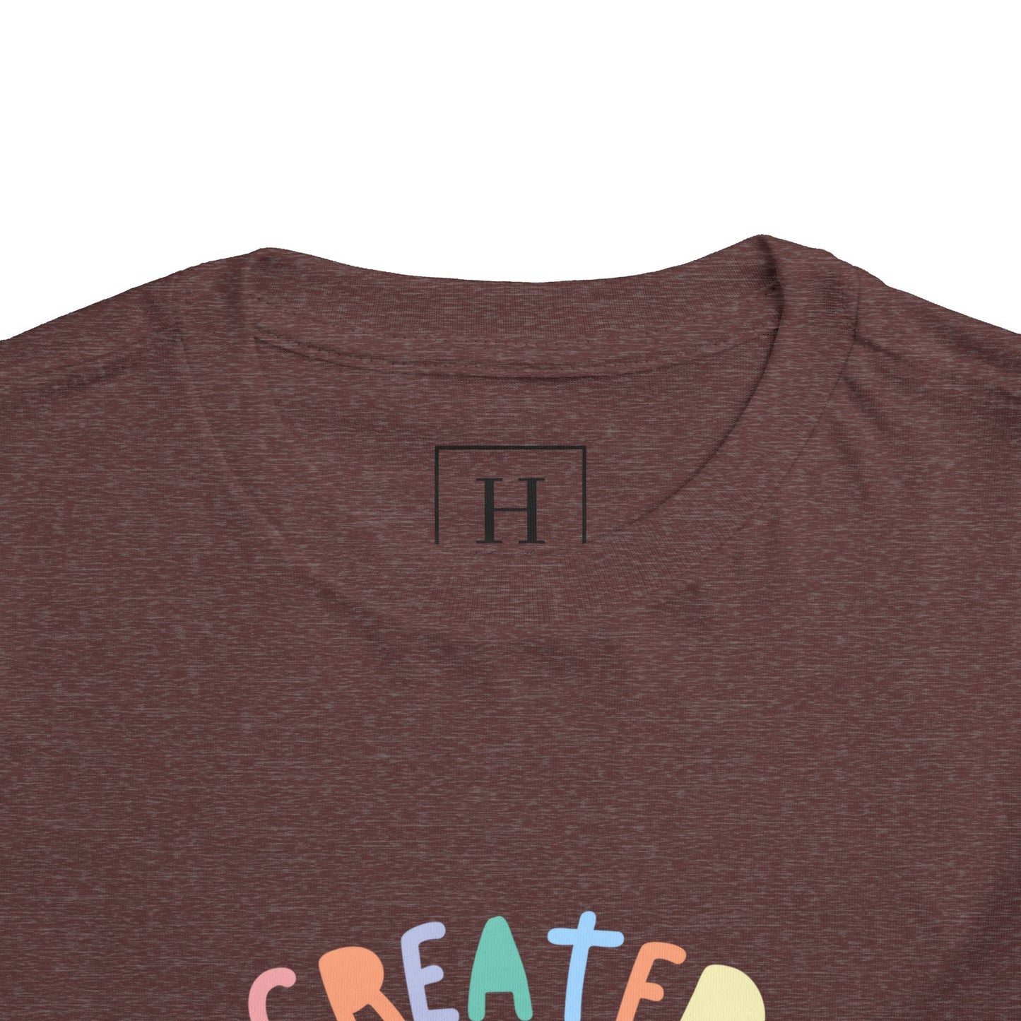 Toddler Created With A Purpose Christian Heavy Cotton Tee