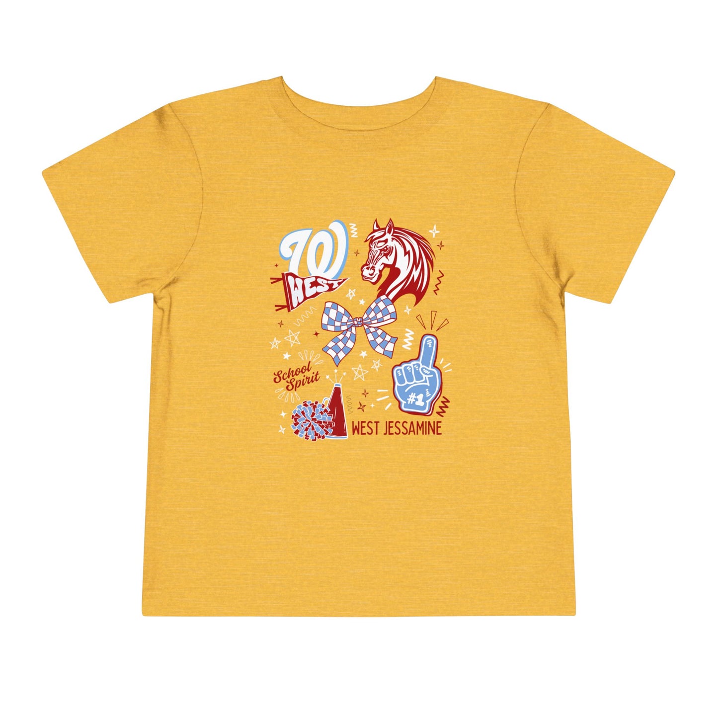 Toddler; West Jessamine Coquette School Spirit - Unisex T-shirt