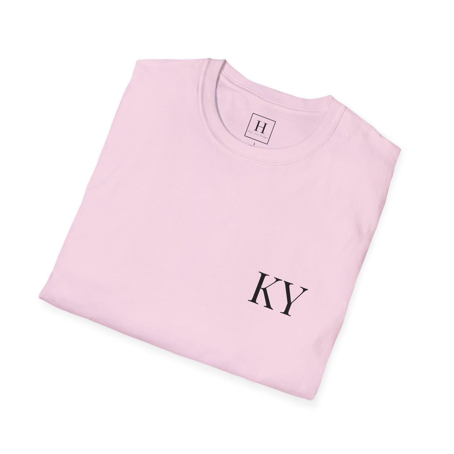 Kentucky KY UK Blue Jersey Short Sleeve Tee (front and back)
