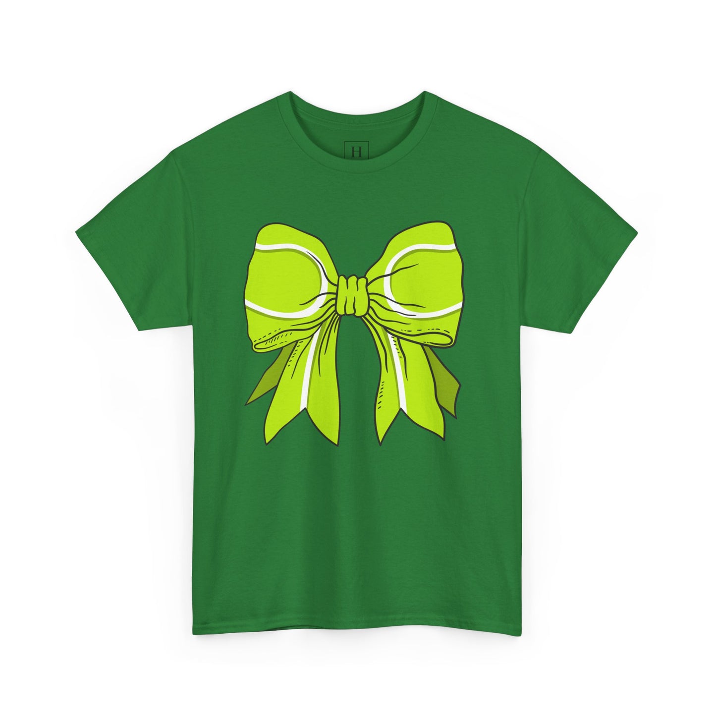 Tennis Sport Bow Tee - Unisex Heavy Cotton