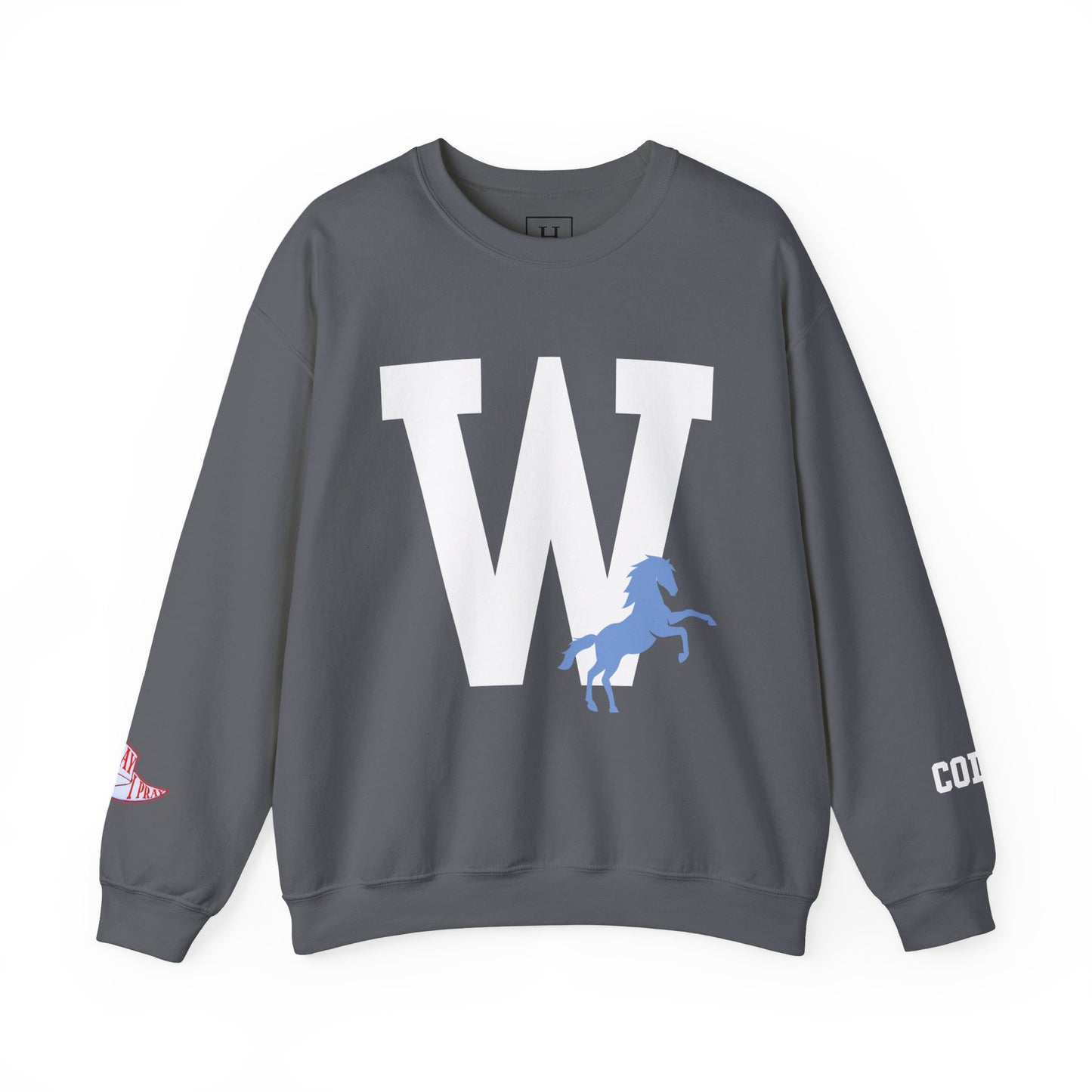 Crewneck Sweatshirt - W HORSE Colts Sweater West Jessamine
