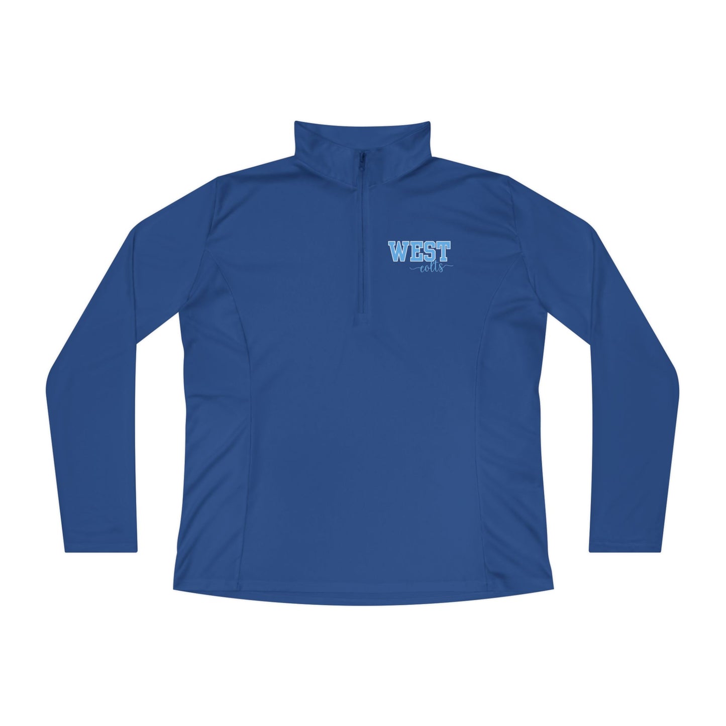 WEST JESSAMINE COLTS --- Stylish Womens Quarter-Zip Pullover for Casual Elegance, Comfortable Layering, Athletic Wear, Spring Fashion, Gift for Mom, College Apparel