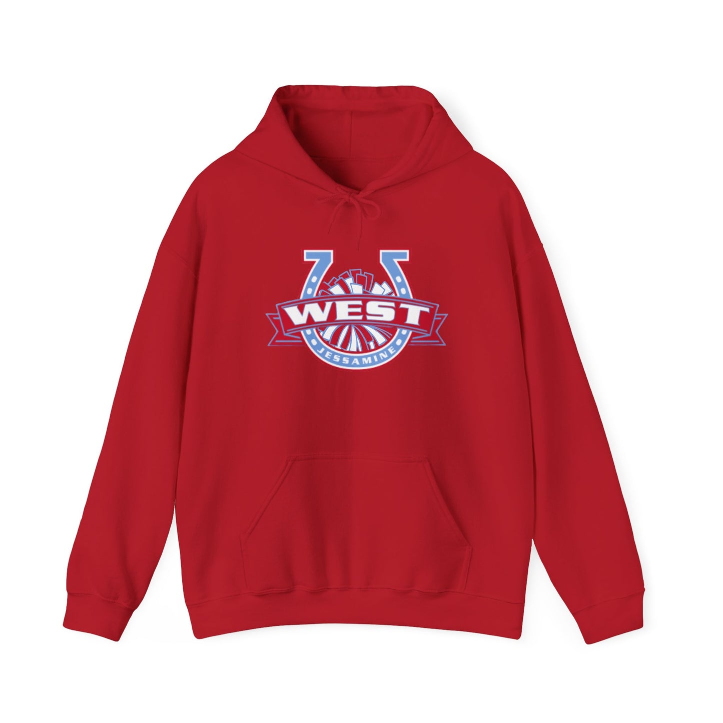 West Jessamine Horseshoe Logo w/ Pom - Cheerleading - Unisex Hoodie