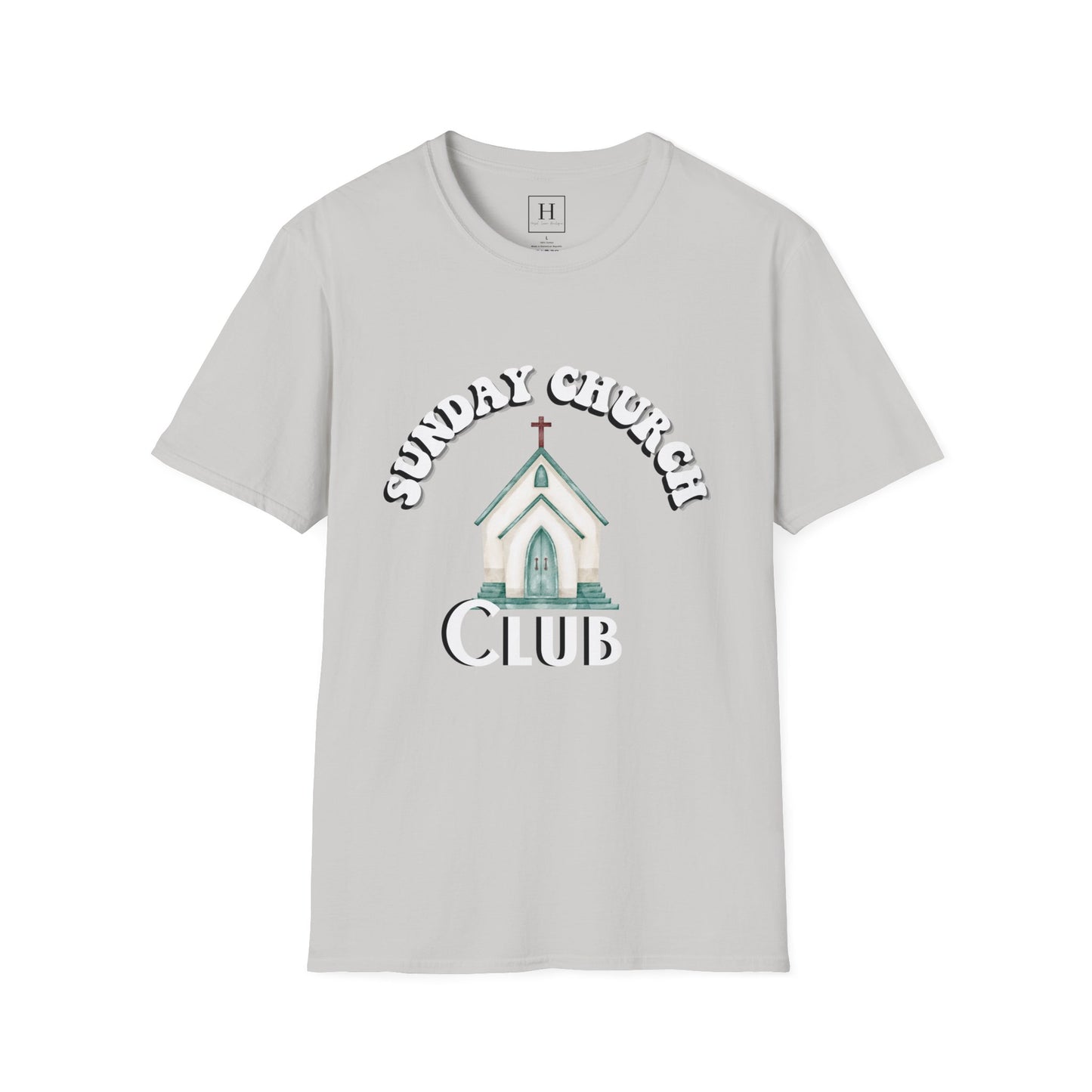 Sunday Church Club Christian T-shirt
