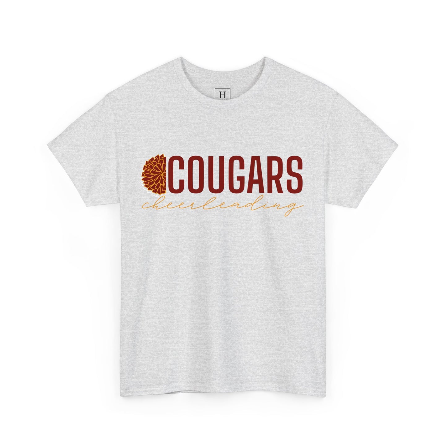 Cougars Cheerleading T-Shirt (Front Only)