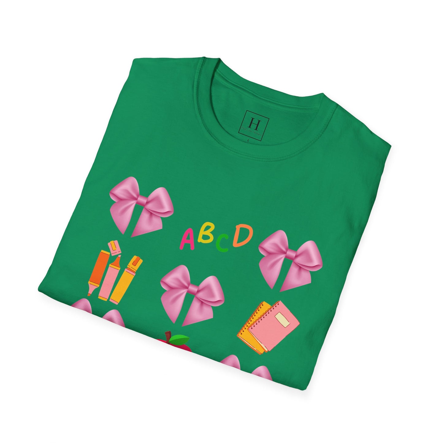 Teachers Life Bow T-Shirt (Front Only)