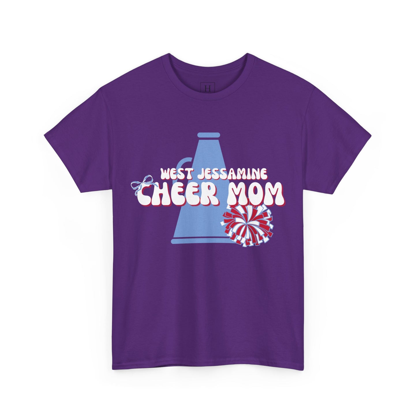 West Jessamine Cheer Mom Megaphone & Pom - Unisex Shirt