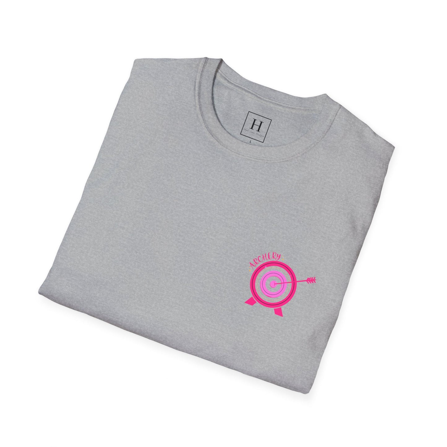 in my archery ERA pink tshirt