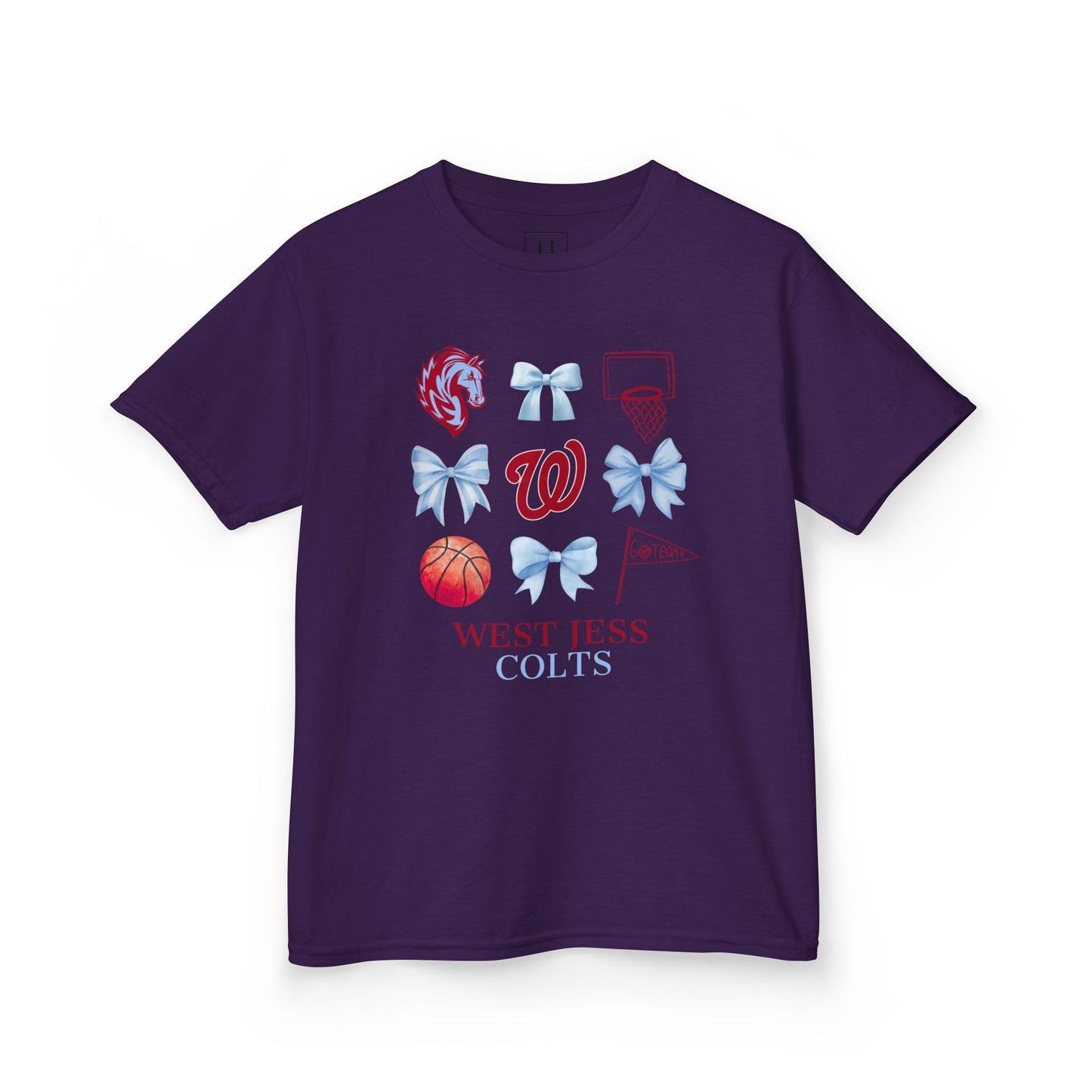 YOUTH --- West Jessamine Basketball Coquette Unisex Tee