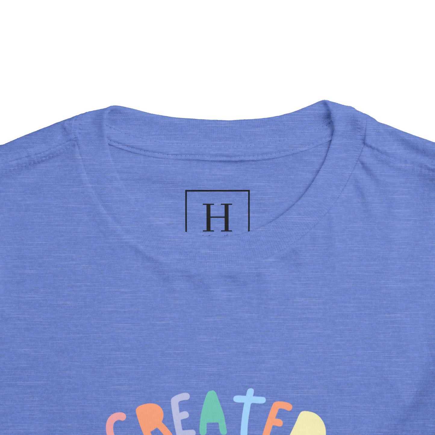 Toddler Created With A Purpose Christian Heavy Cotton Tee