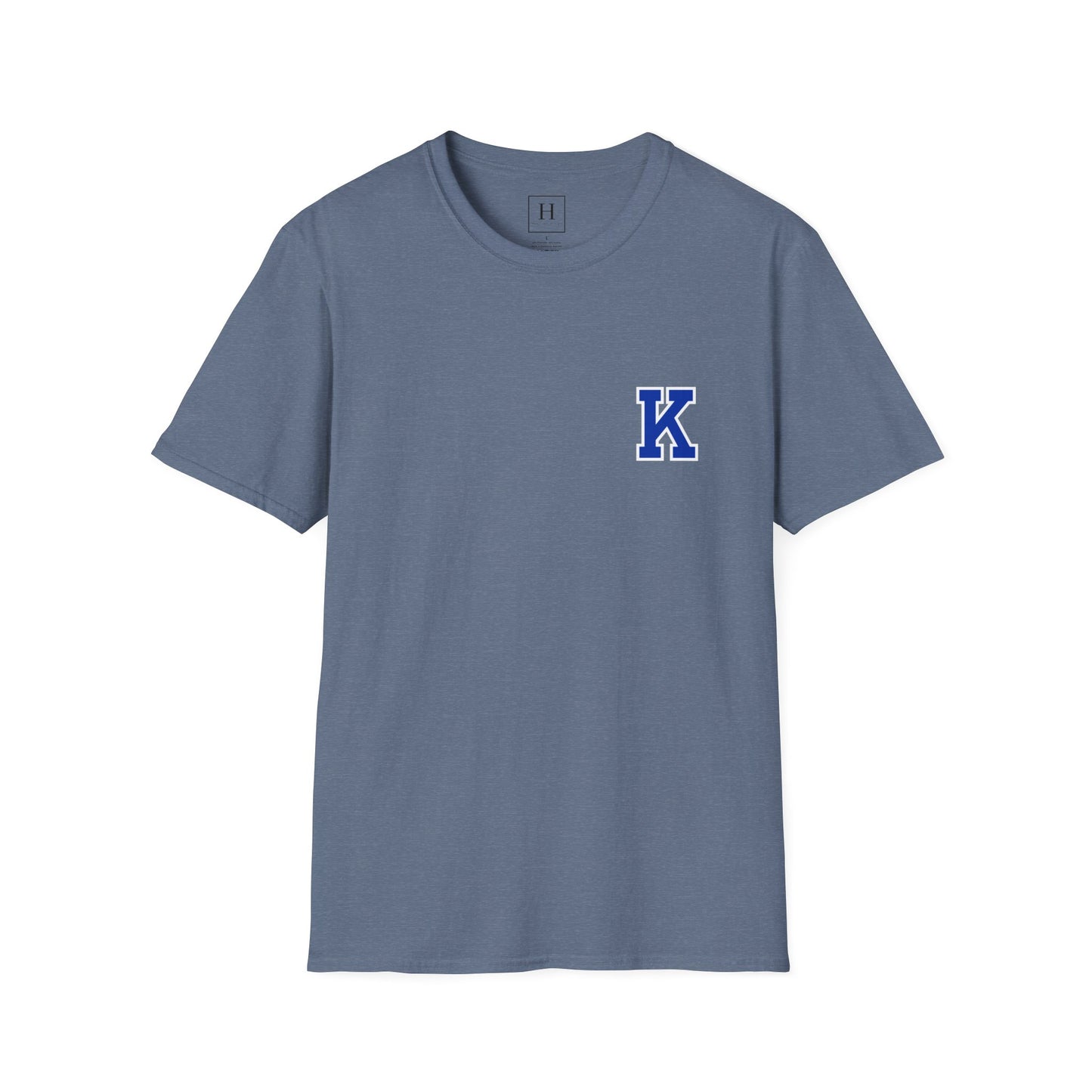Kentucky Ribbon/Bow Baseball T-shirt (Front and Back)
