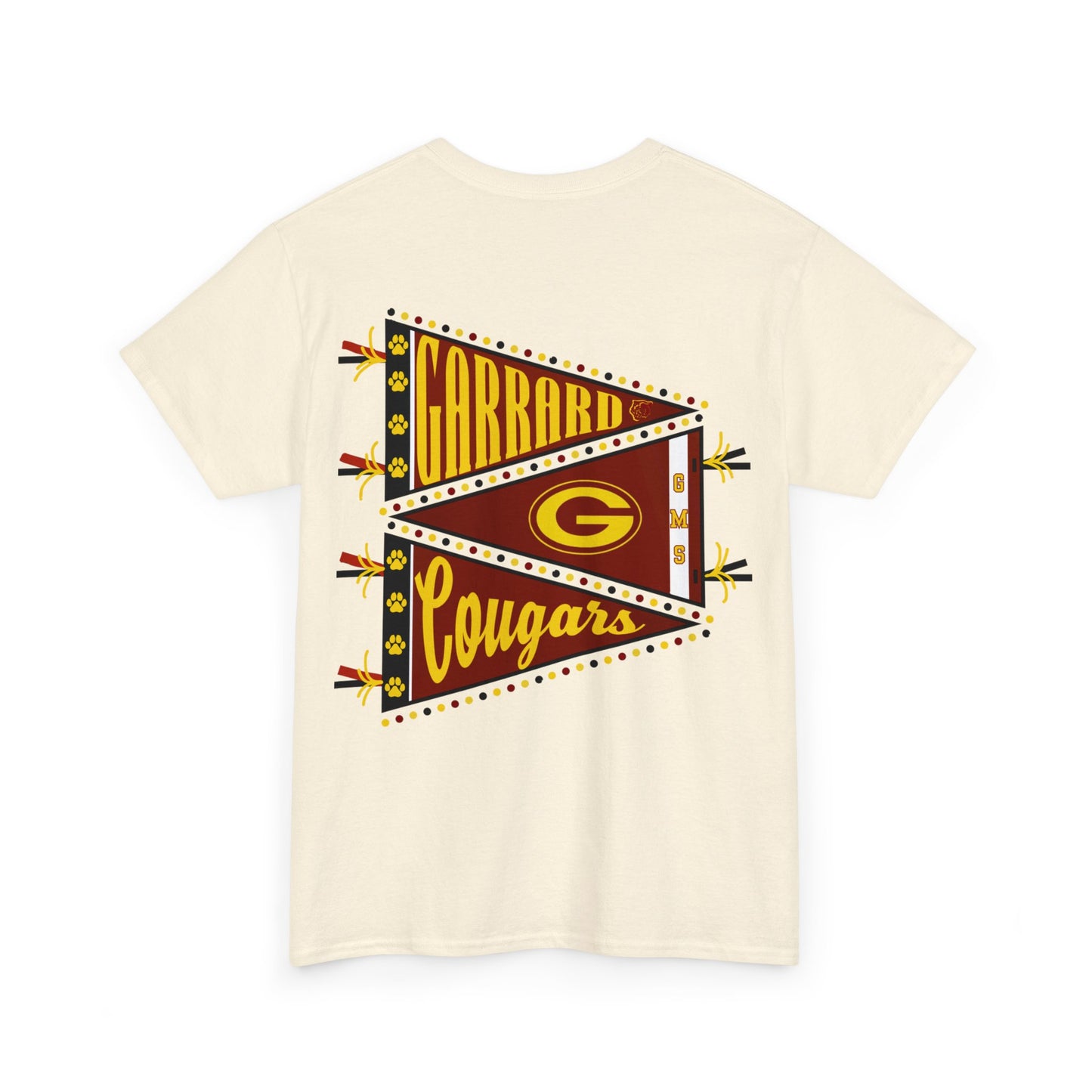 Garrard Middle Cougars Pride T-Shirt (Front & Back)