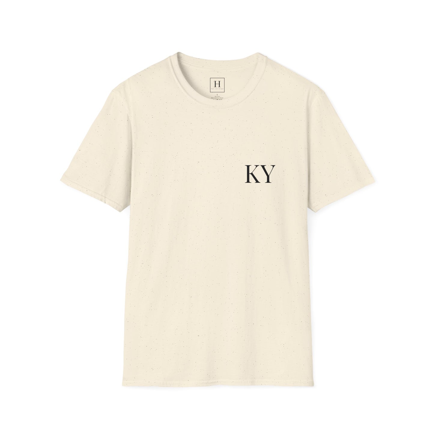 Kentucky KY UK Blue Jersey Short Sleeve Tee (front and back)