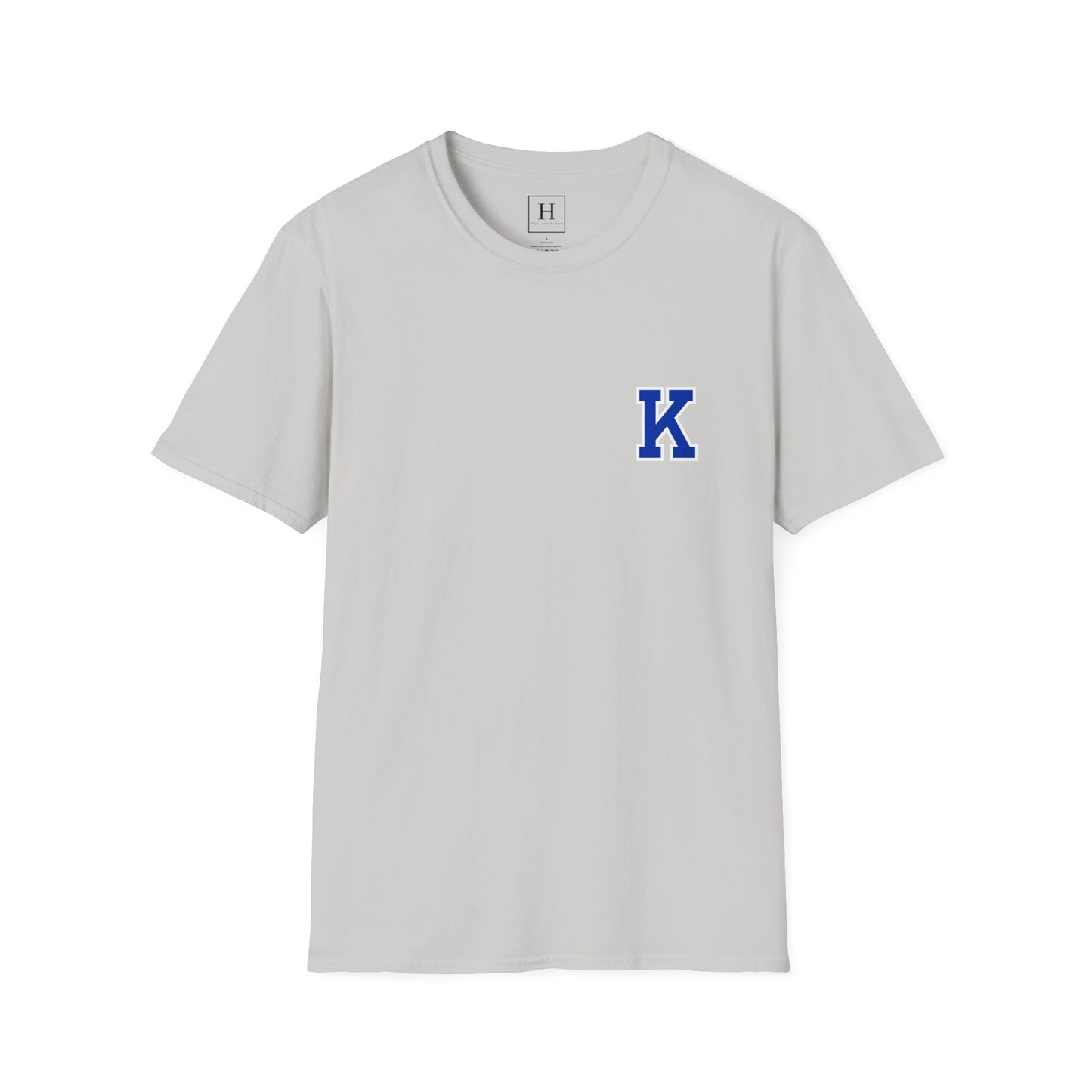 Kentucky Ribbon/Bow Baseball T-shirt (Front and Back)