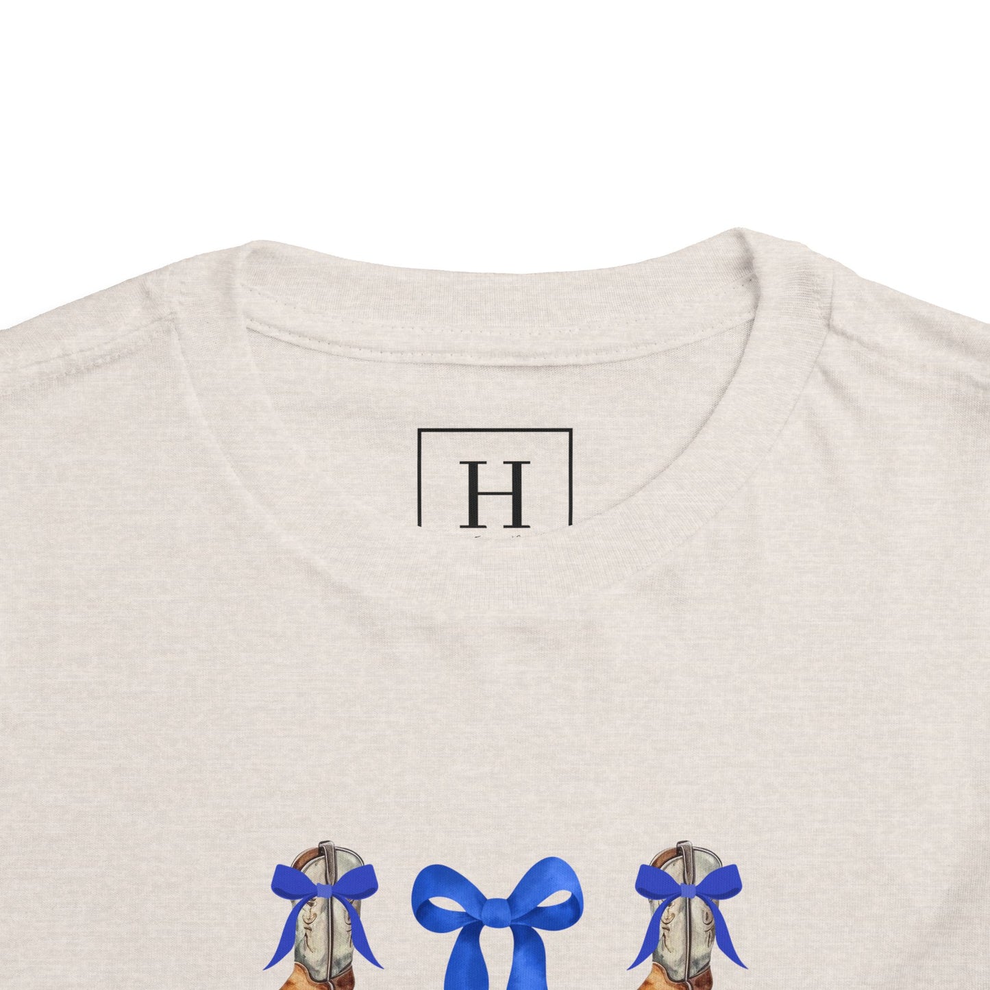 Toddler Kentucky Wildcats Coquette Bow and Cowgirl Boots Shirt