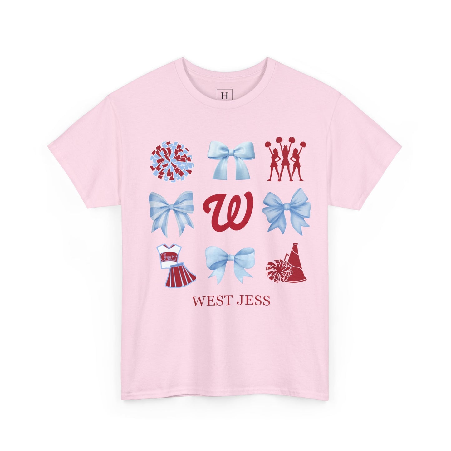 West Jessamine Colts Coquette Cheer Bows - Unisex Tee