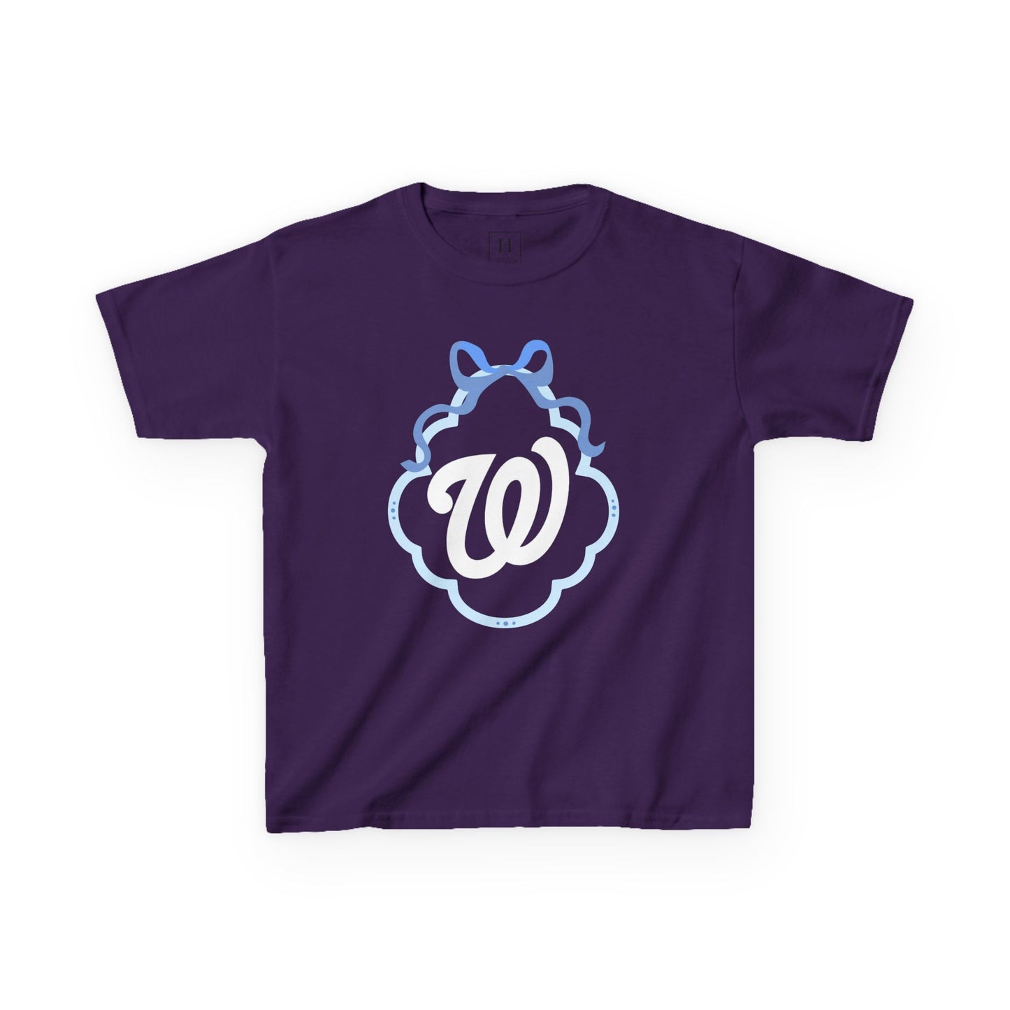 YOUTH - W COQUETTE BLUE BOW & BORDER