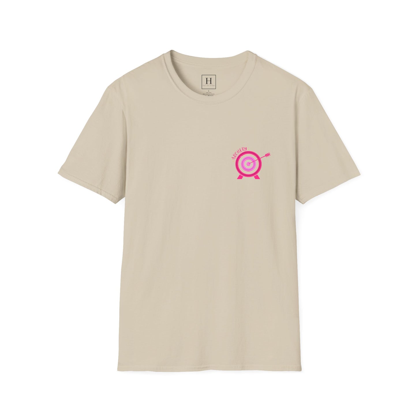 in my archery ERA pink tshirt