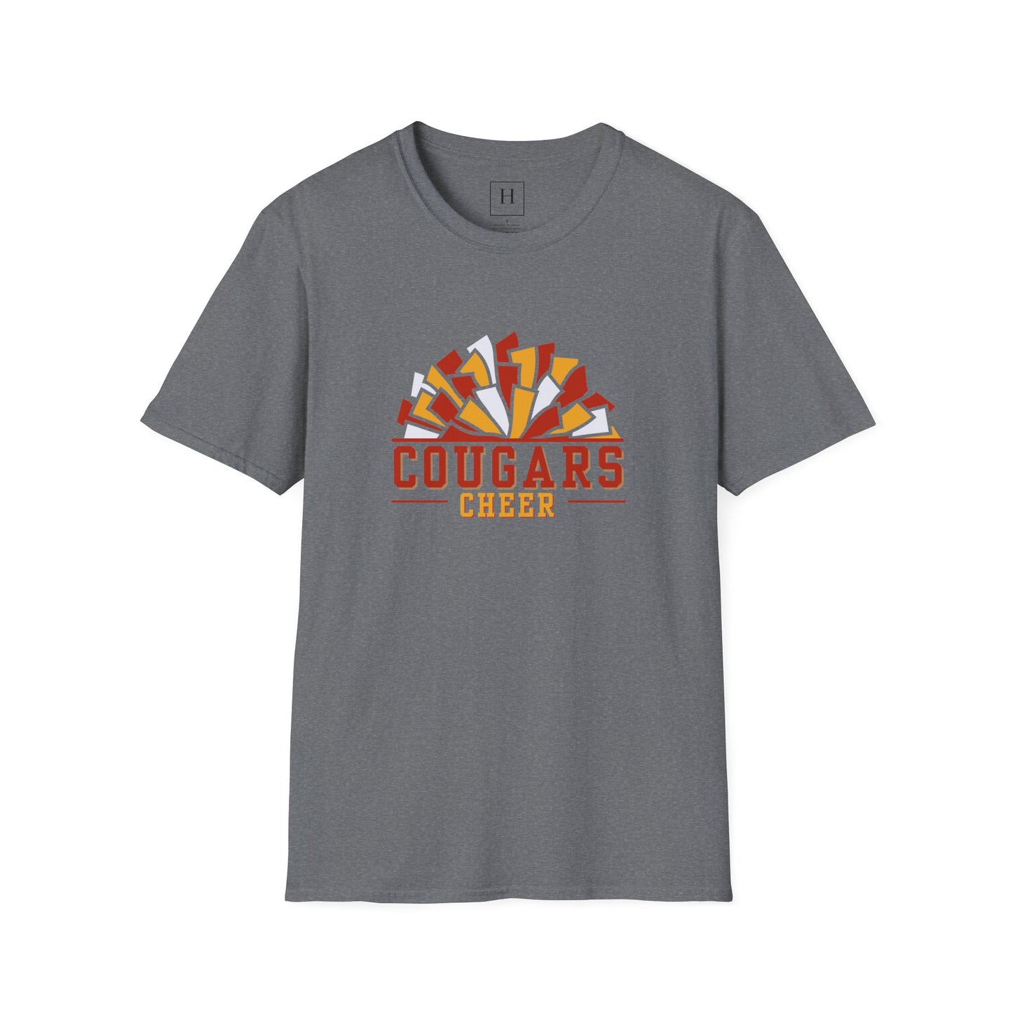Cougars Cheer Pom Pom Shirt