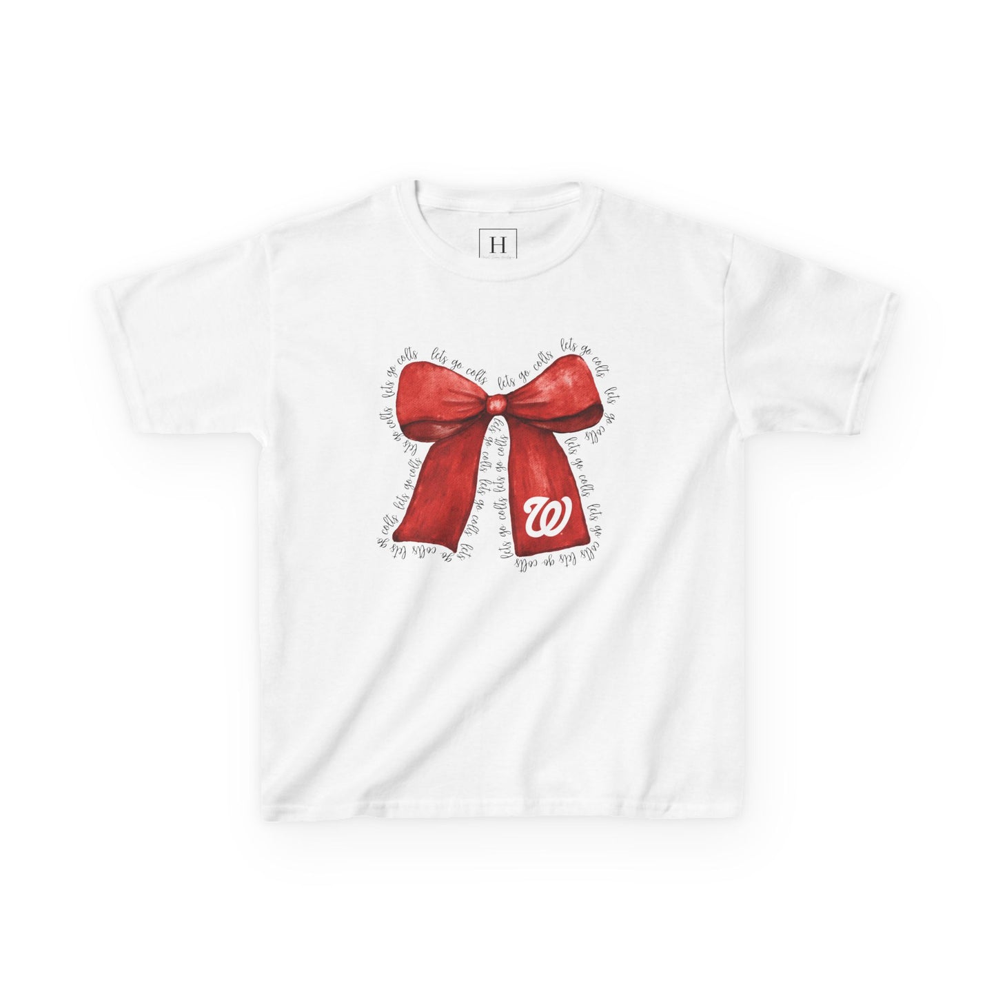 YOUTH - Let's Go Colts Bow - W Logo Unisex T-Shirt
