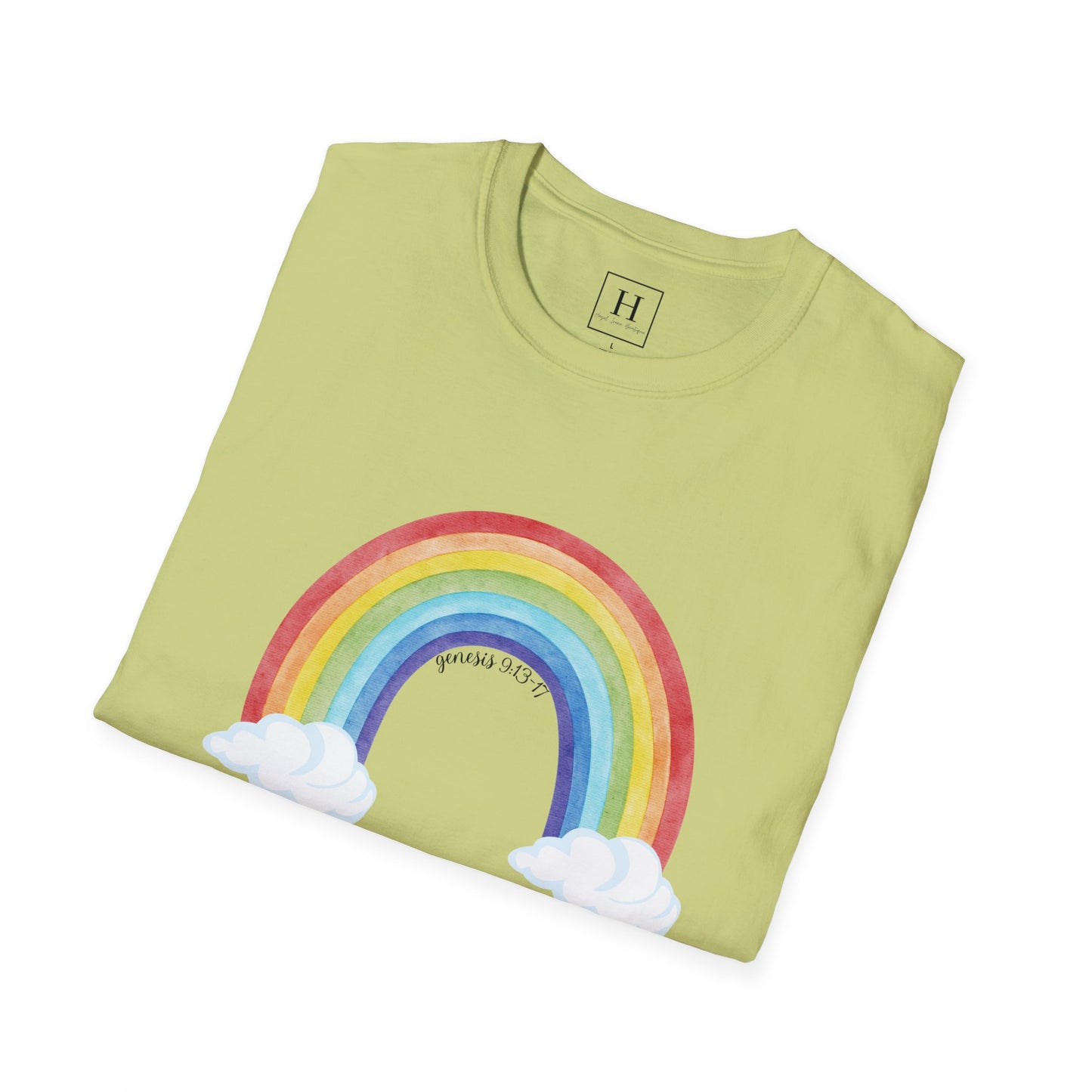 Rainbow God's Promise Genesis 13 Christian T-shirt