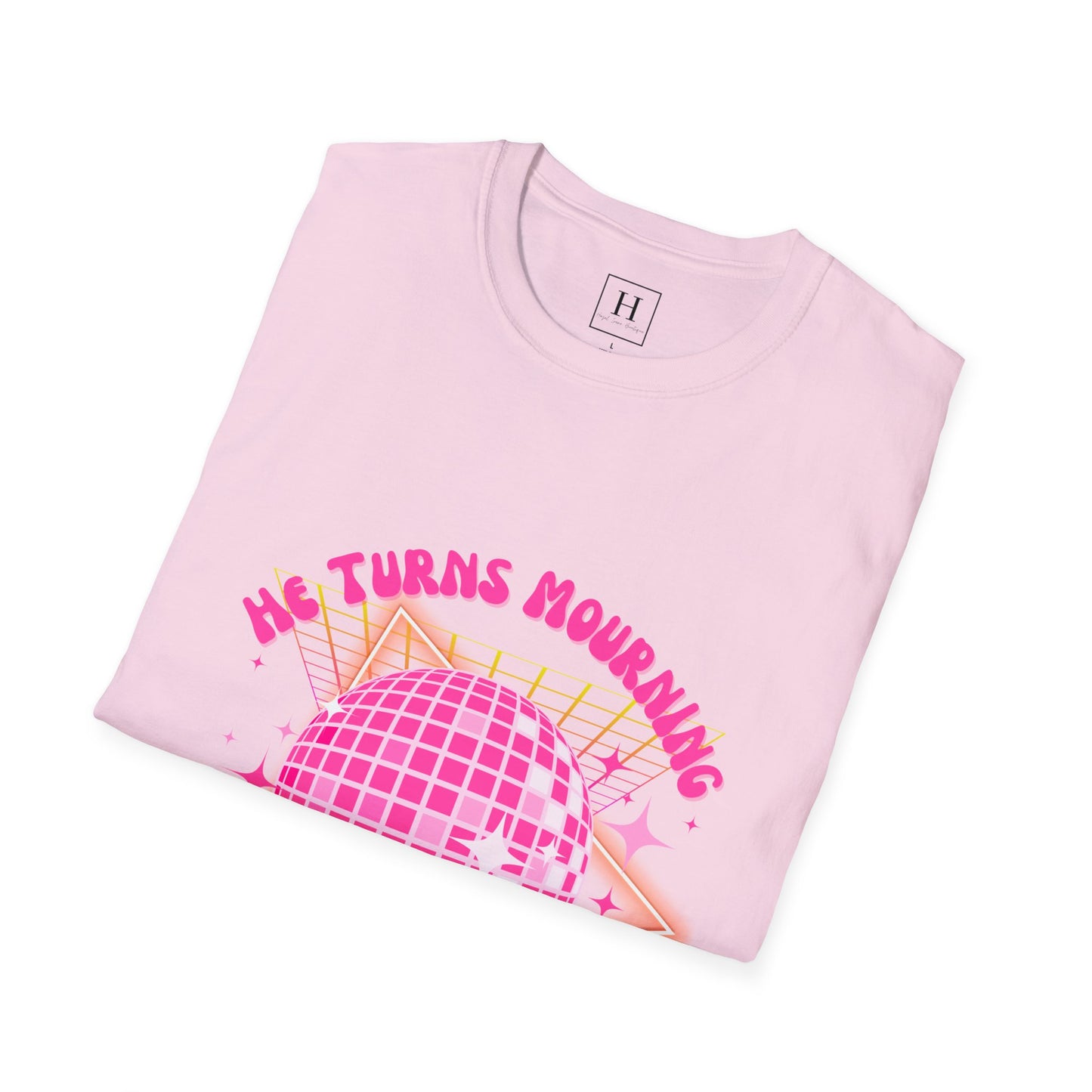 morning into dancing christian disco shirt