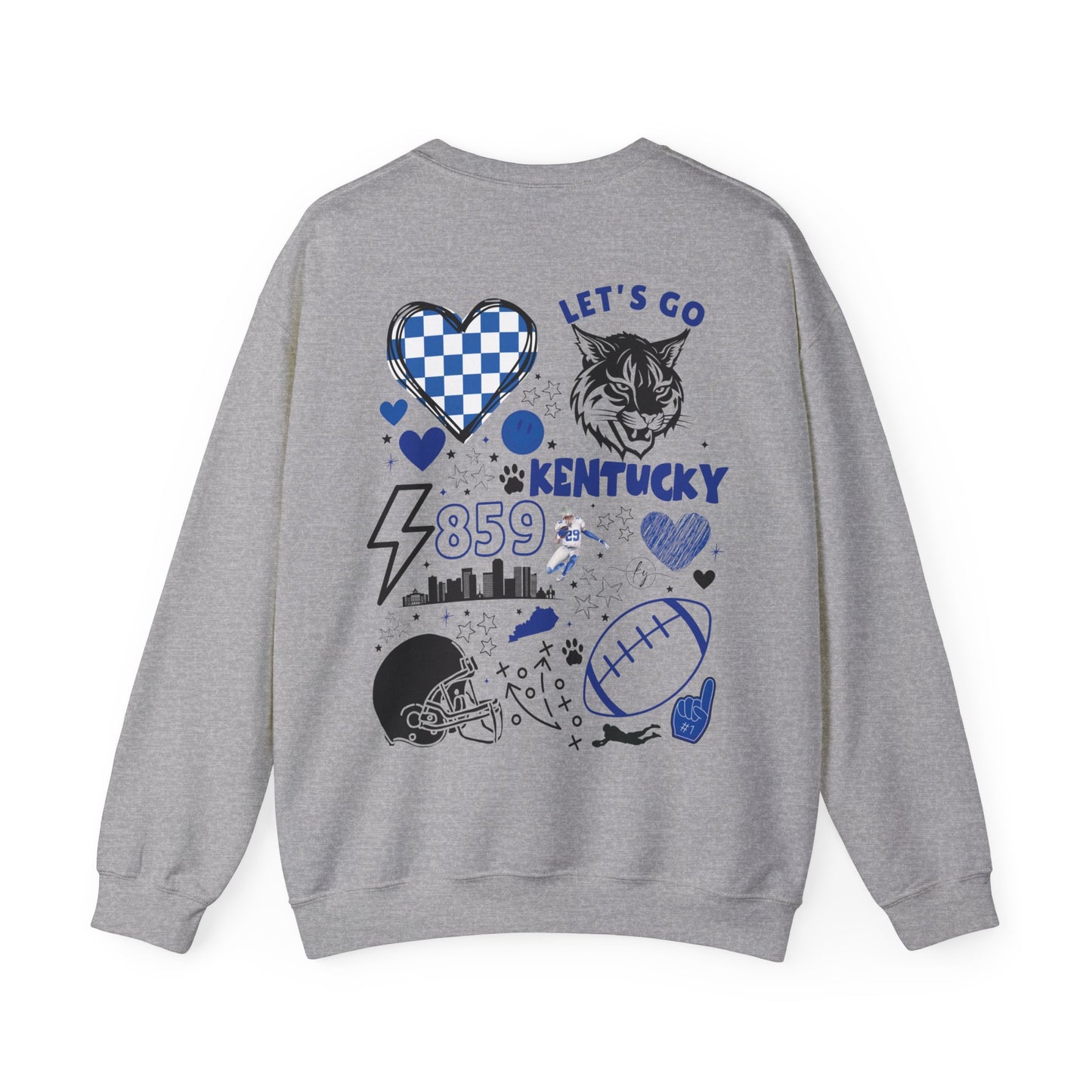 Kentucky Wildcats Football Sweater (Front & Back)
