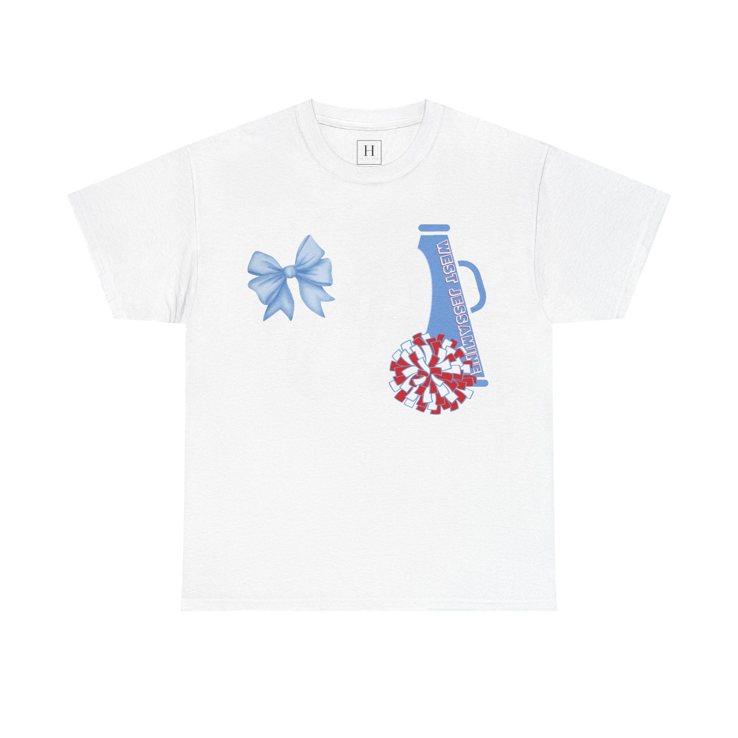 West Jessamine Cheer Bow & Poms - Unisex Shirt